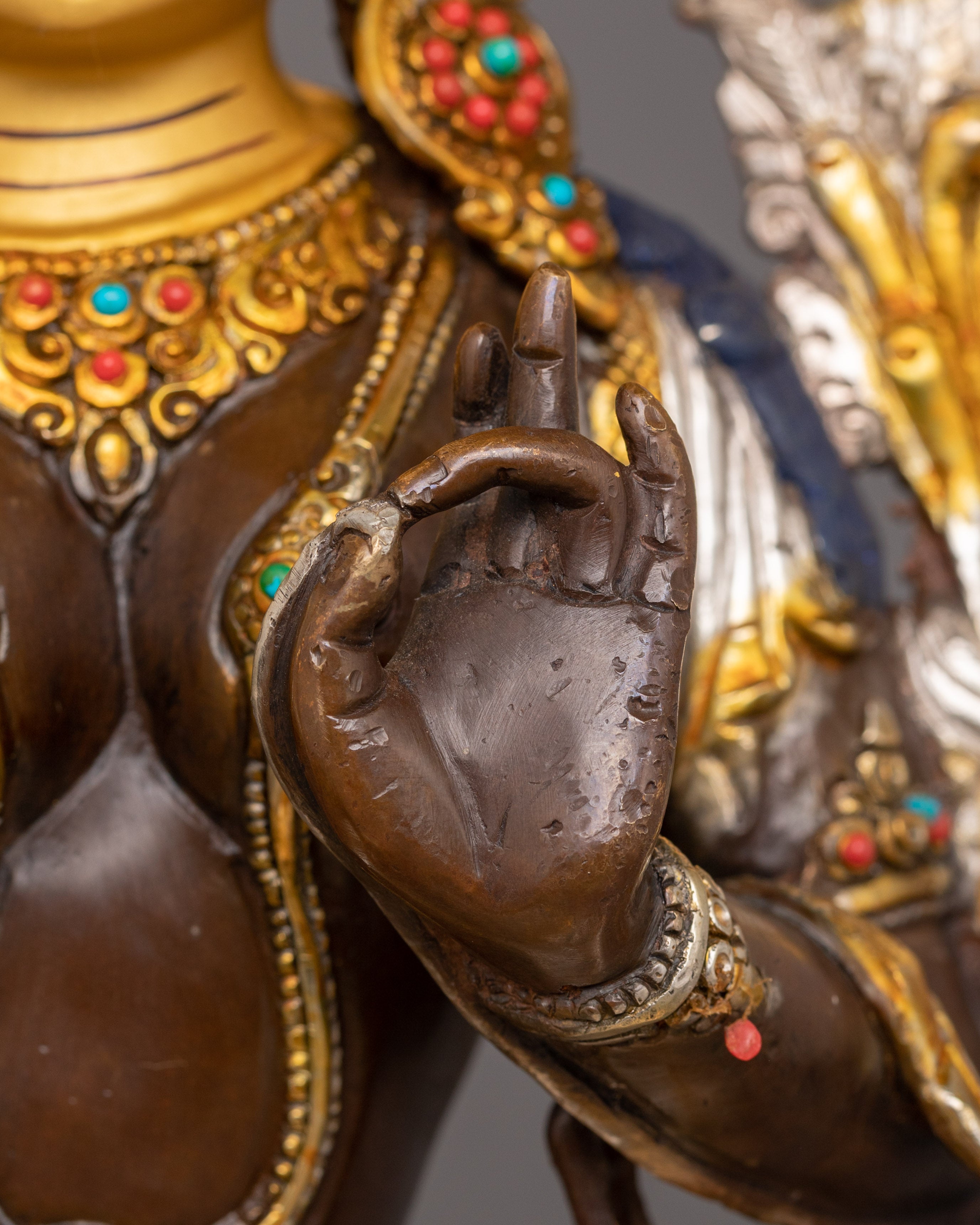 Oxidized Shyama Tara Statue | Green Tara - Swift Saviour