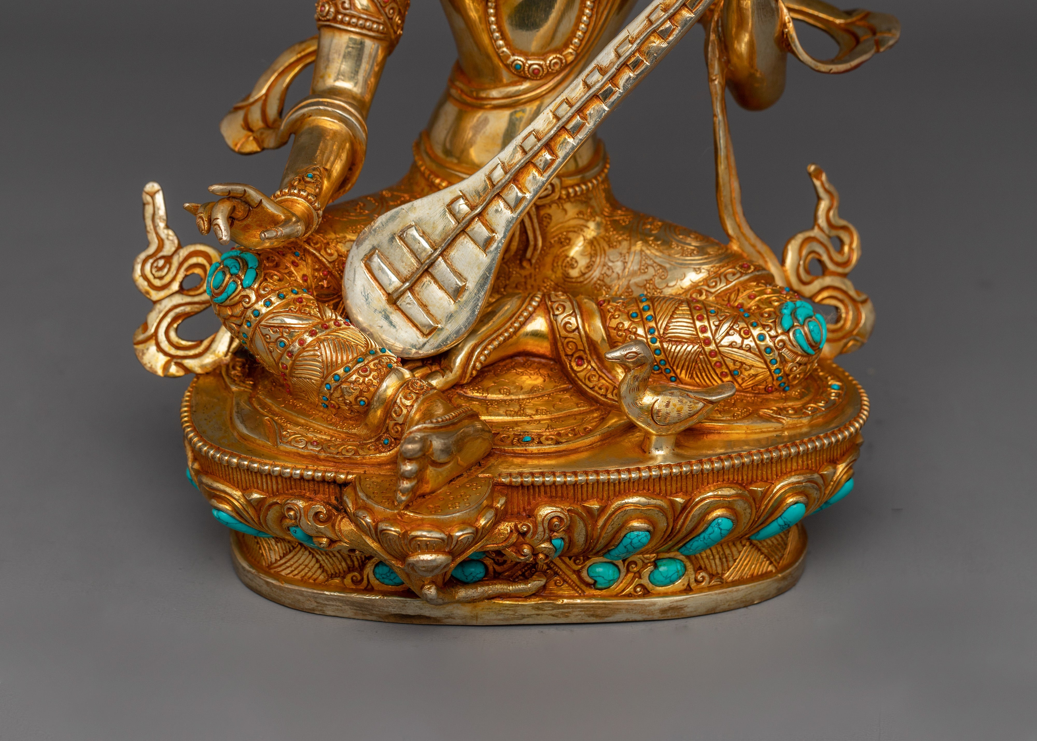 Handcrafted Religious Altar Saraswati | Goddess of Learning