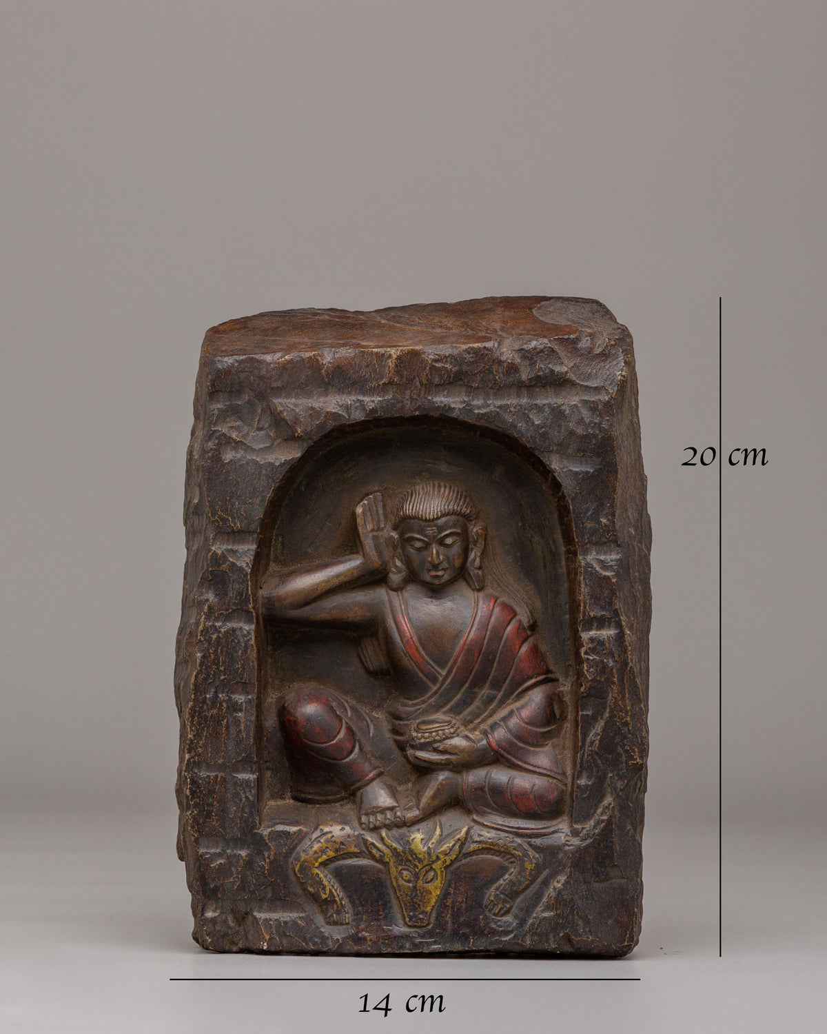 Traditional Milarepa Statue | Tibetan Master of Meditation
