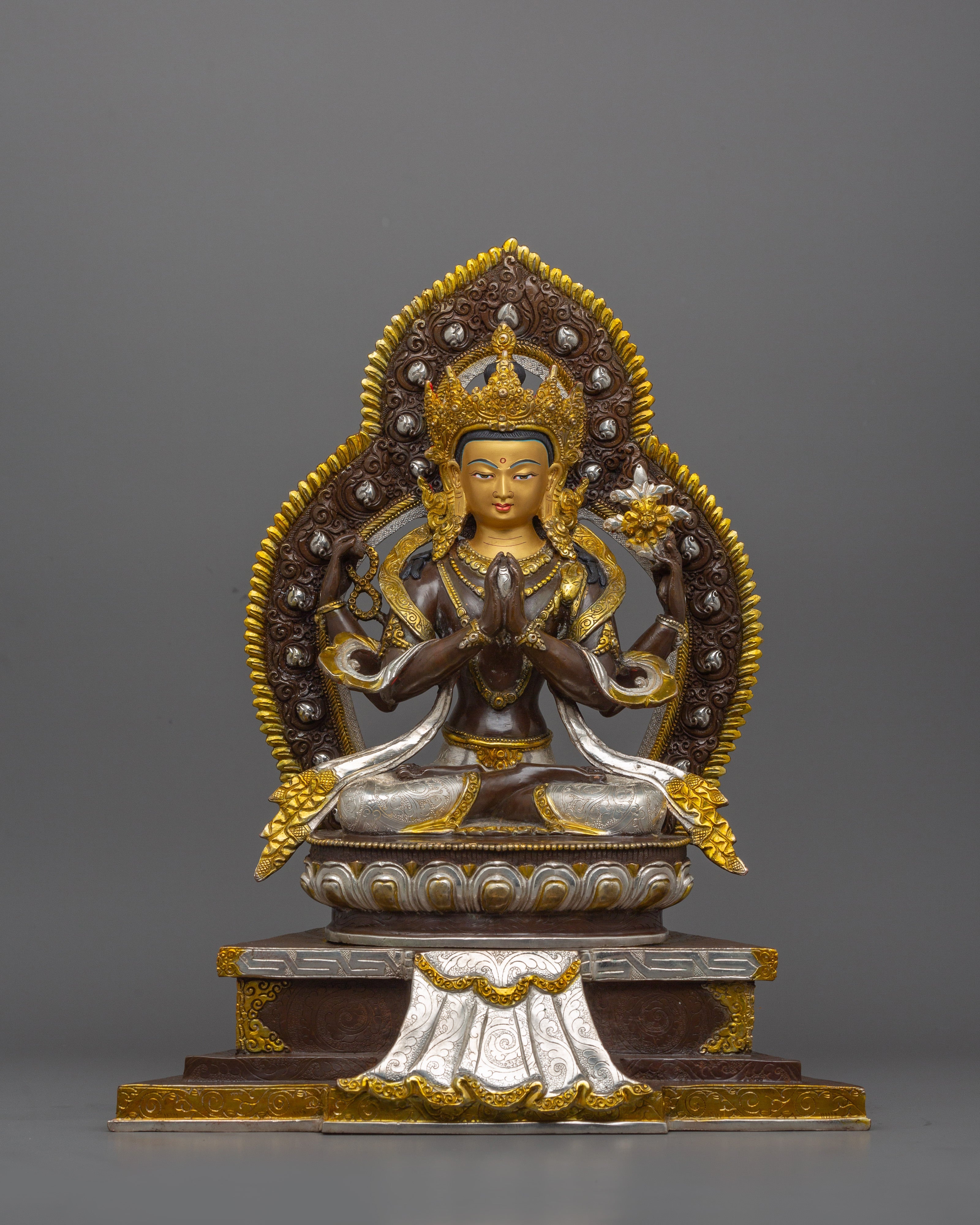 Chenrezig with Beautiful Halo
