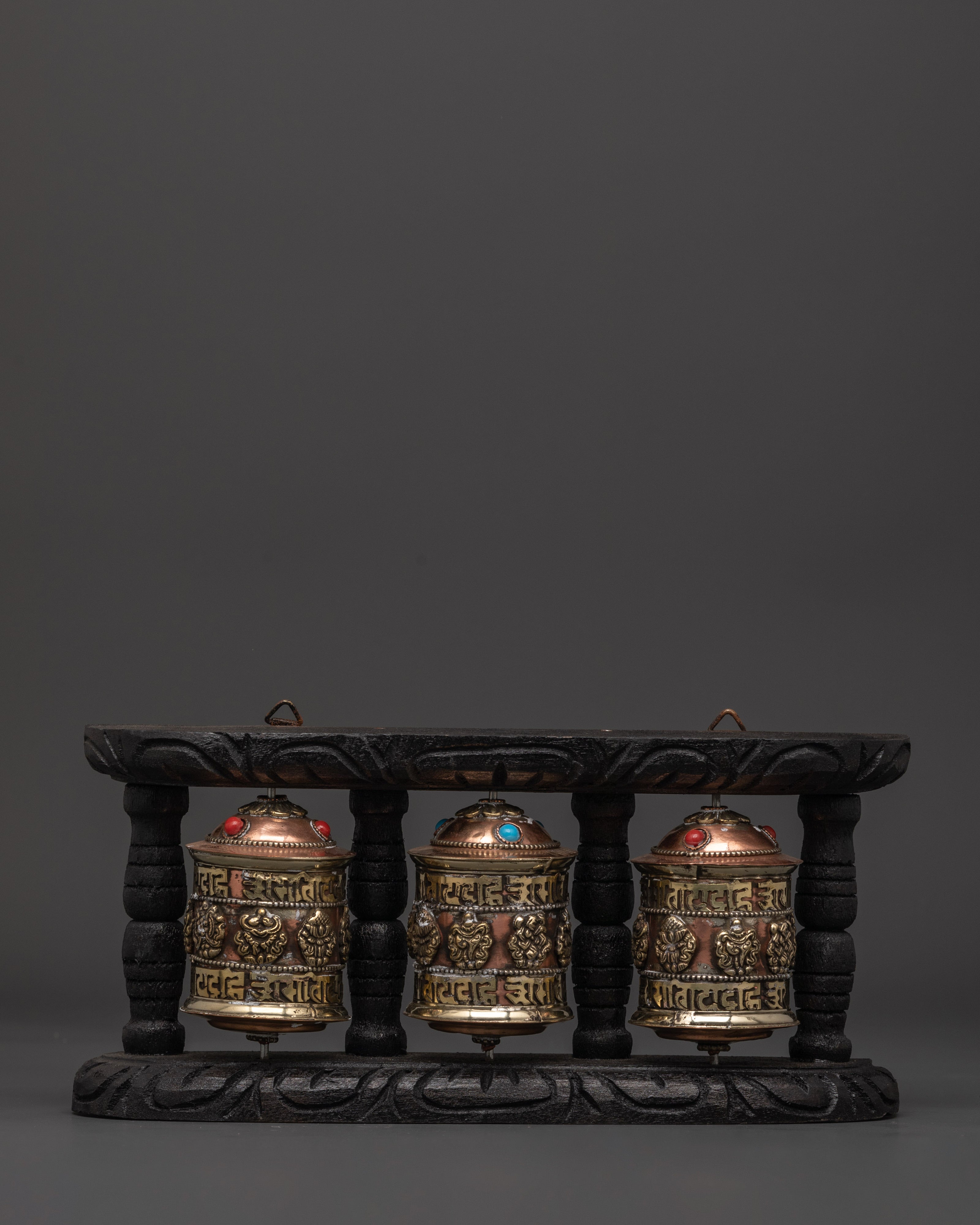 handcarved-wooden-buddhist-prayer-wheel