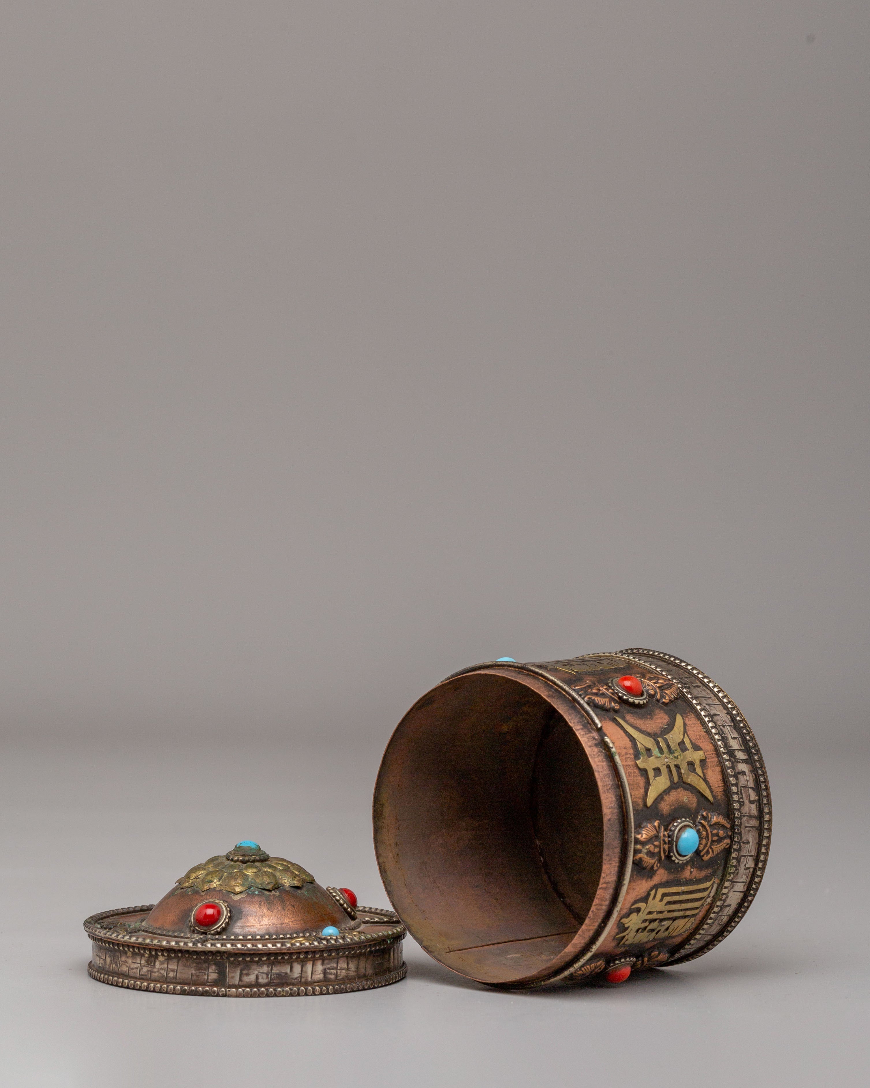 Mantra Engraved Ritual Box | A Sacred Container for Spiritual Offerings
