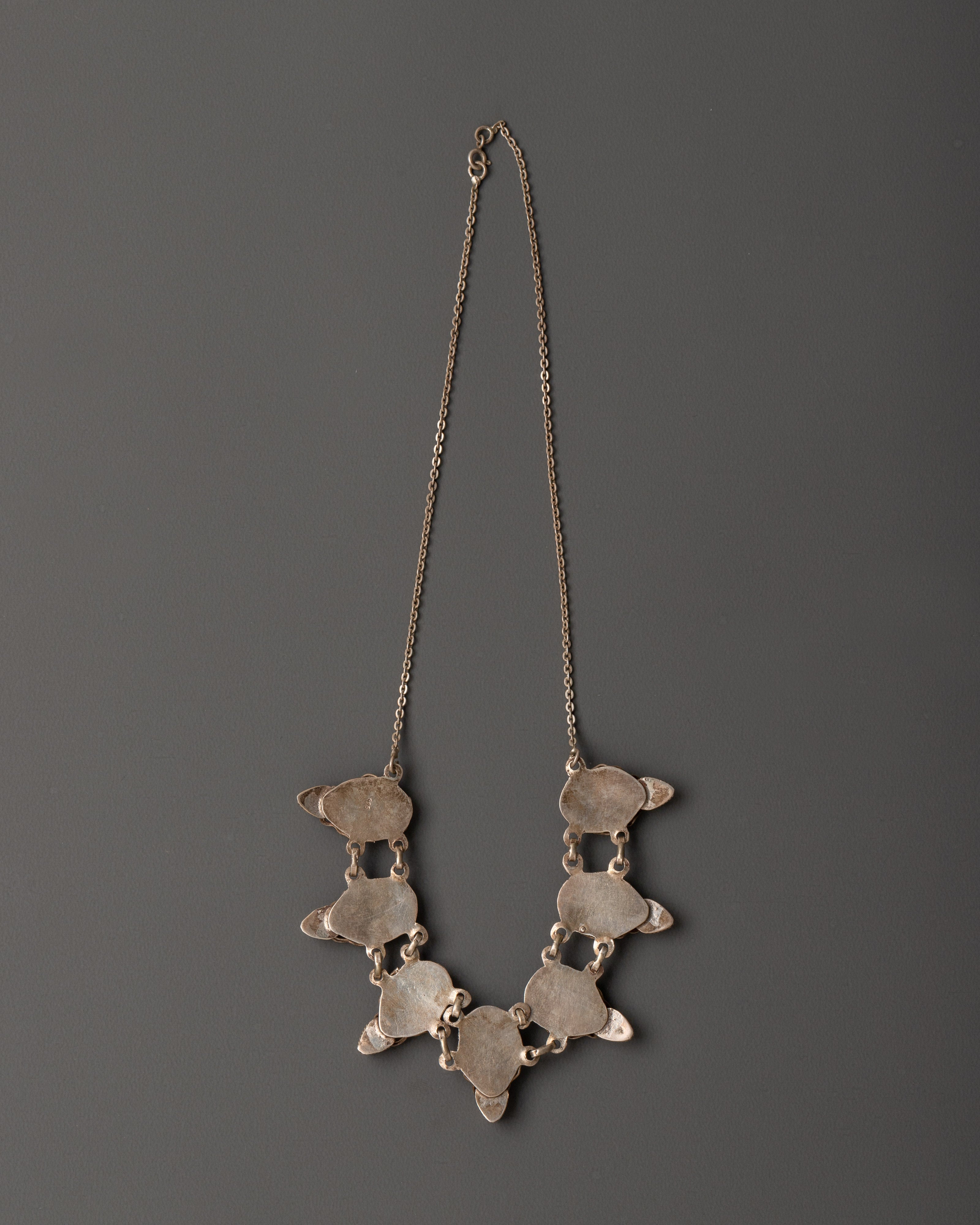 Red Coral Silver Necklace | Ethnic Jewelry