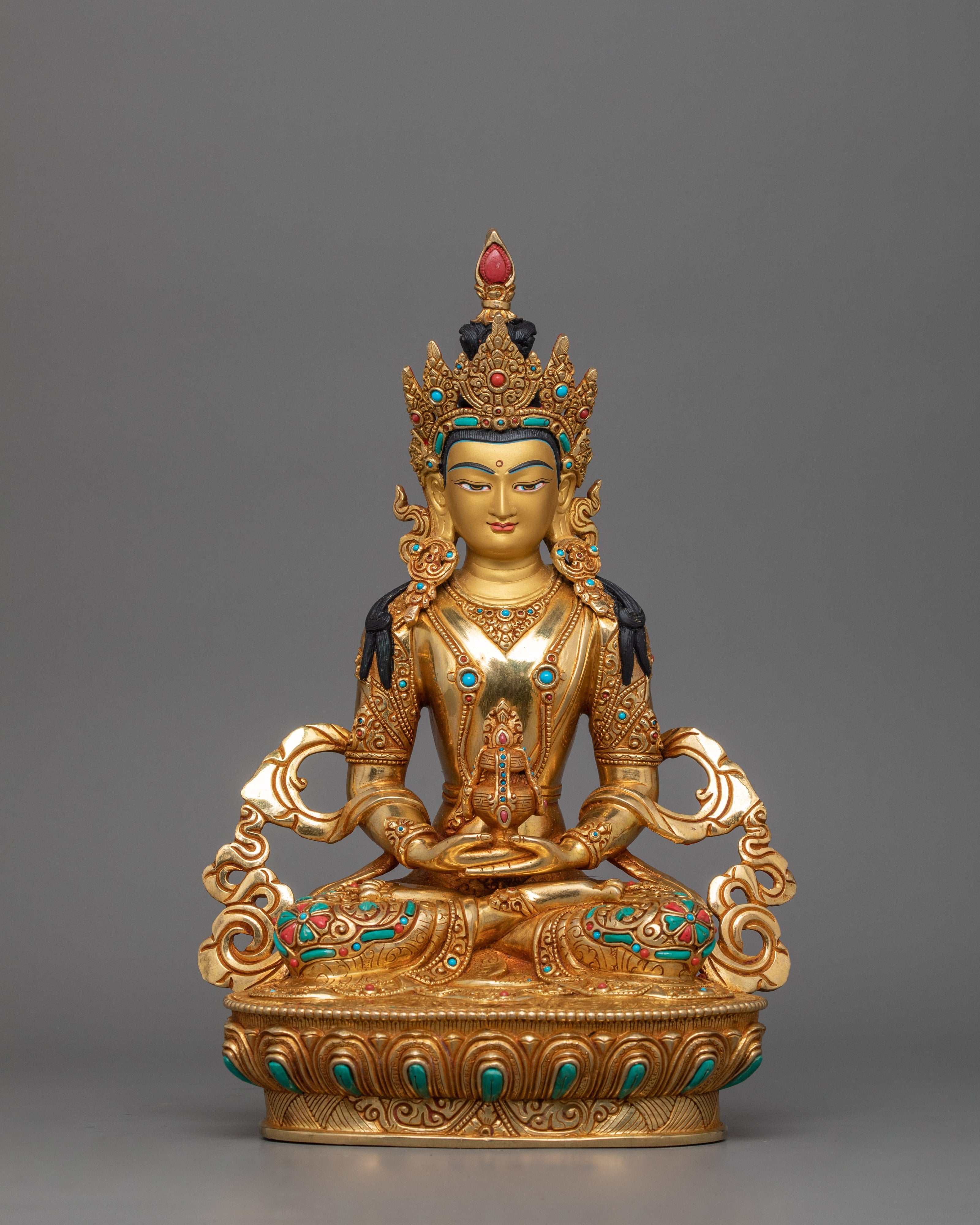 Enlightened Buddha Amitayus Statue