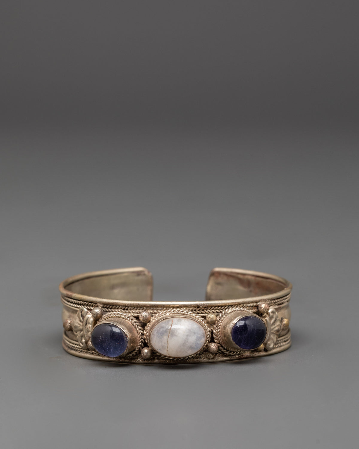 Traditional Himalayan Jewelry Bracelet | Gemstone Cuff