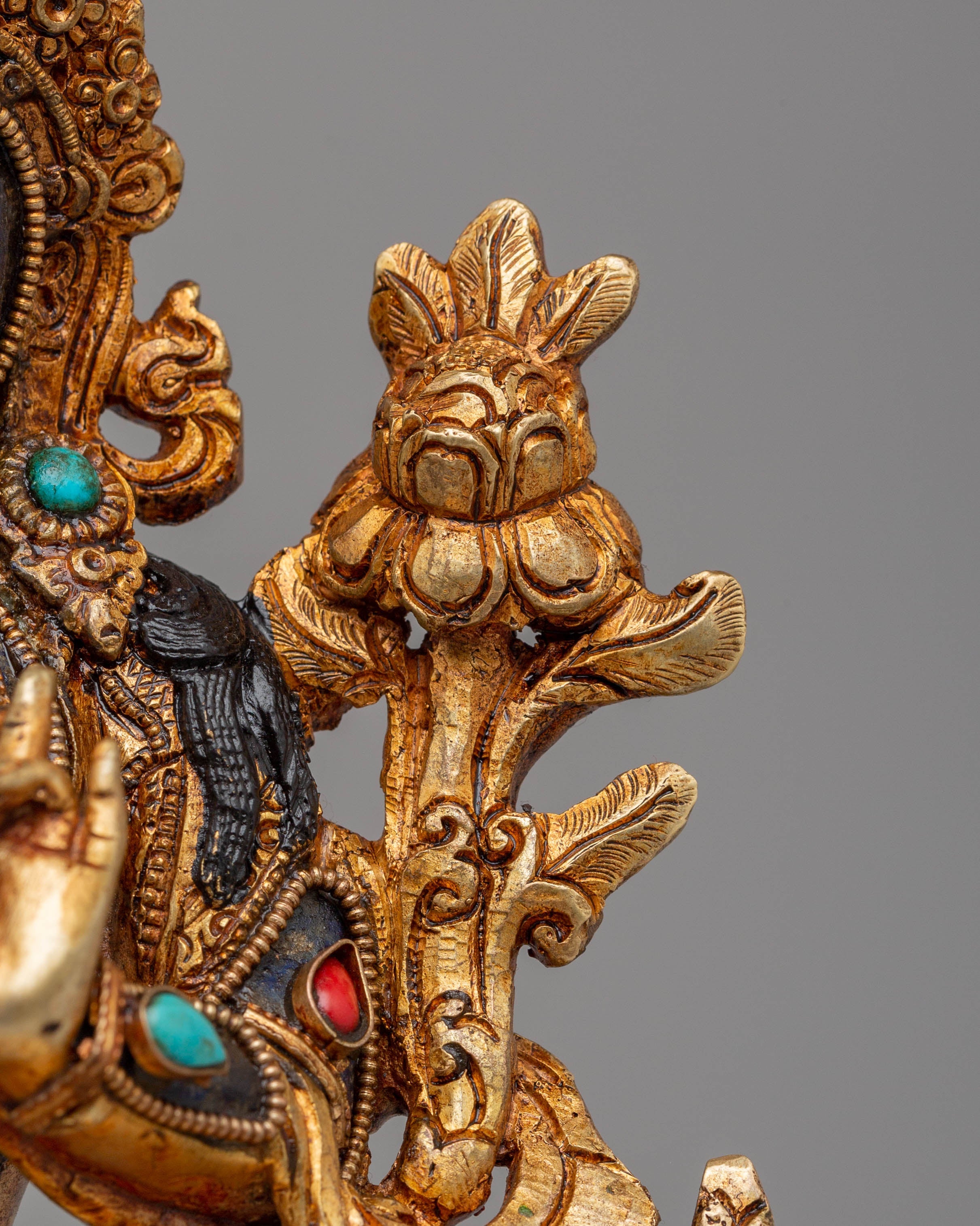 Green Tara Statue : Female Deity of Love and Compassion