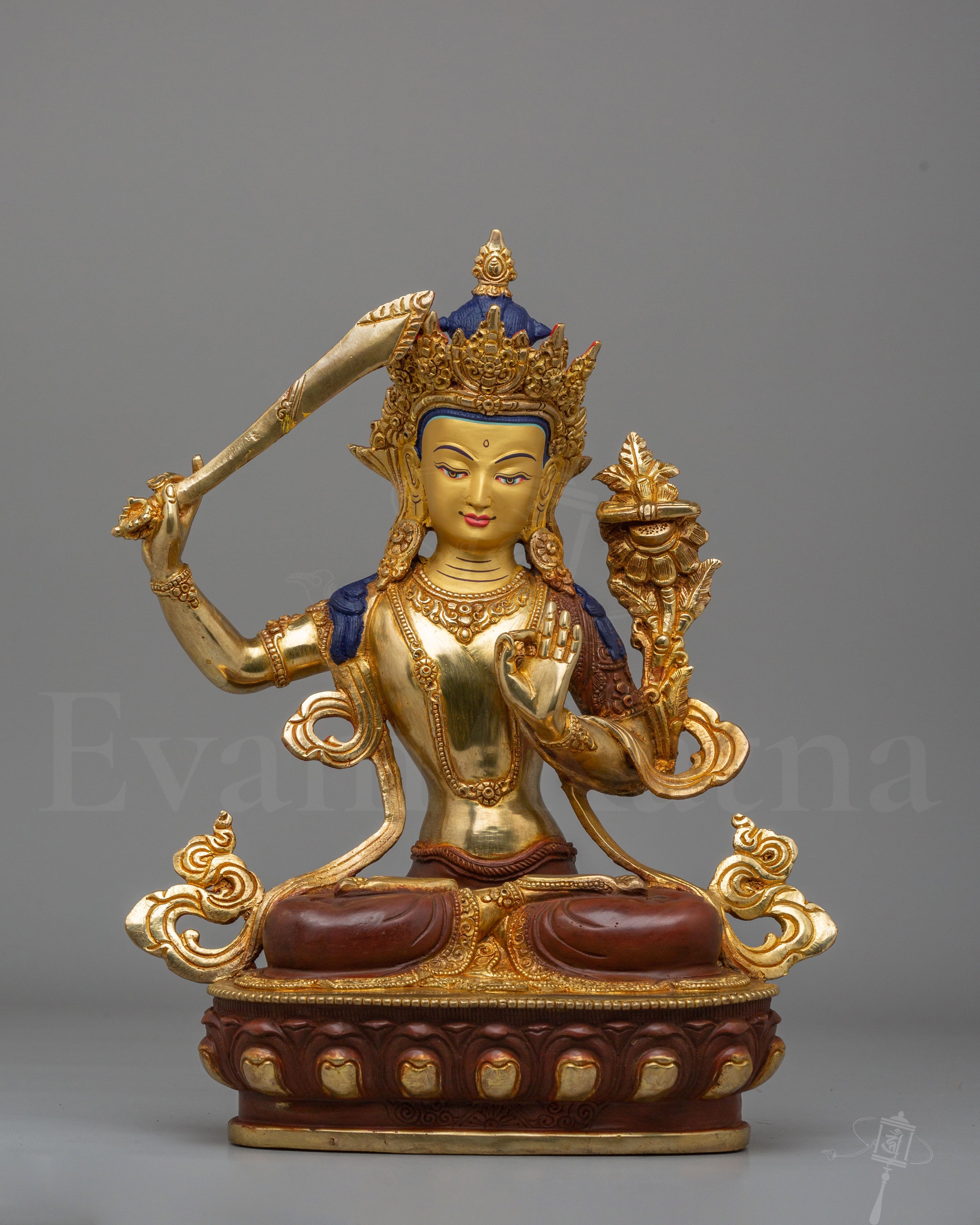 Tibetan Manjushri Bodhisattva Statue