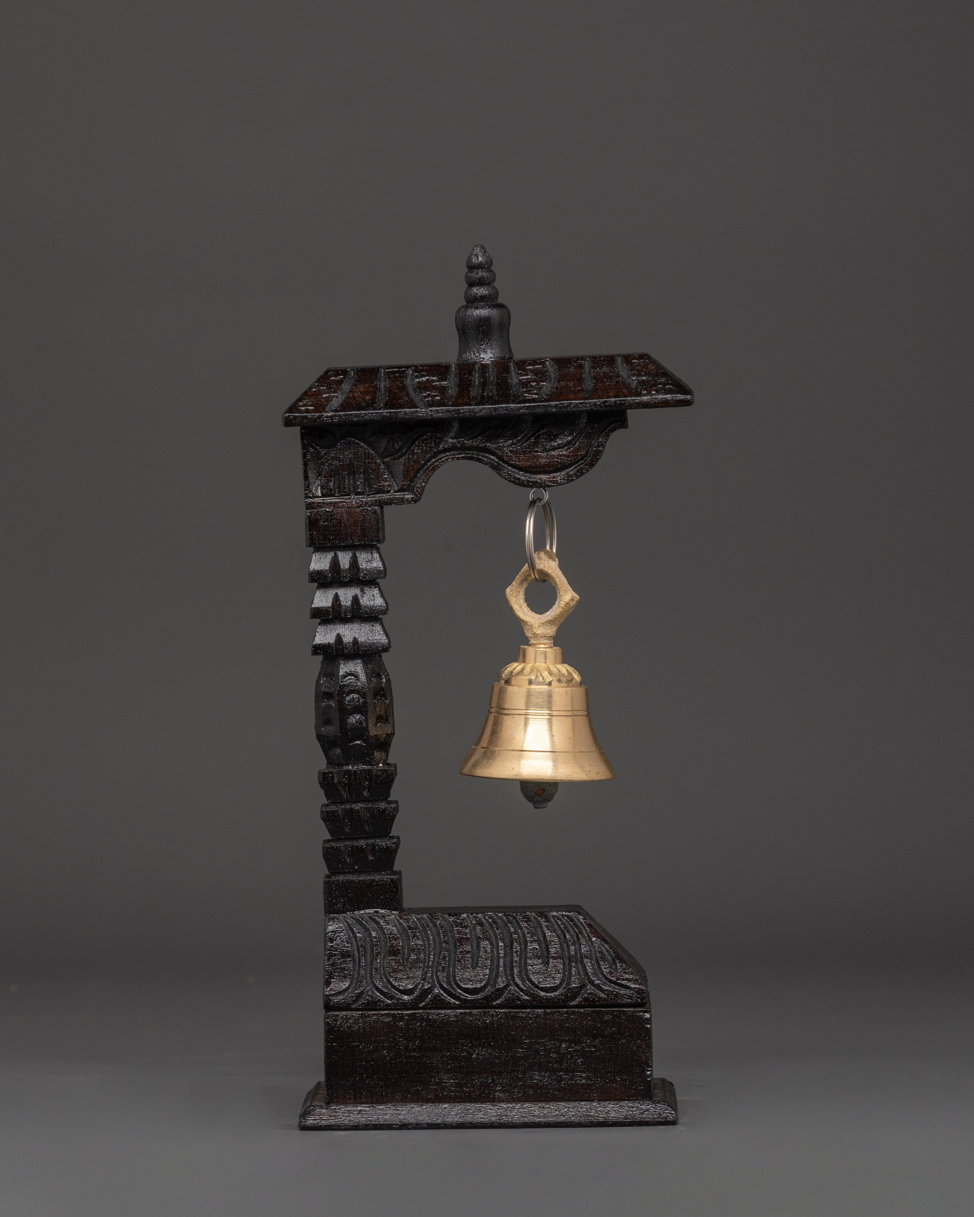 Bell with Wooden stand