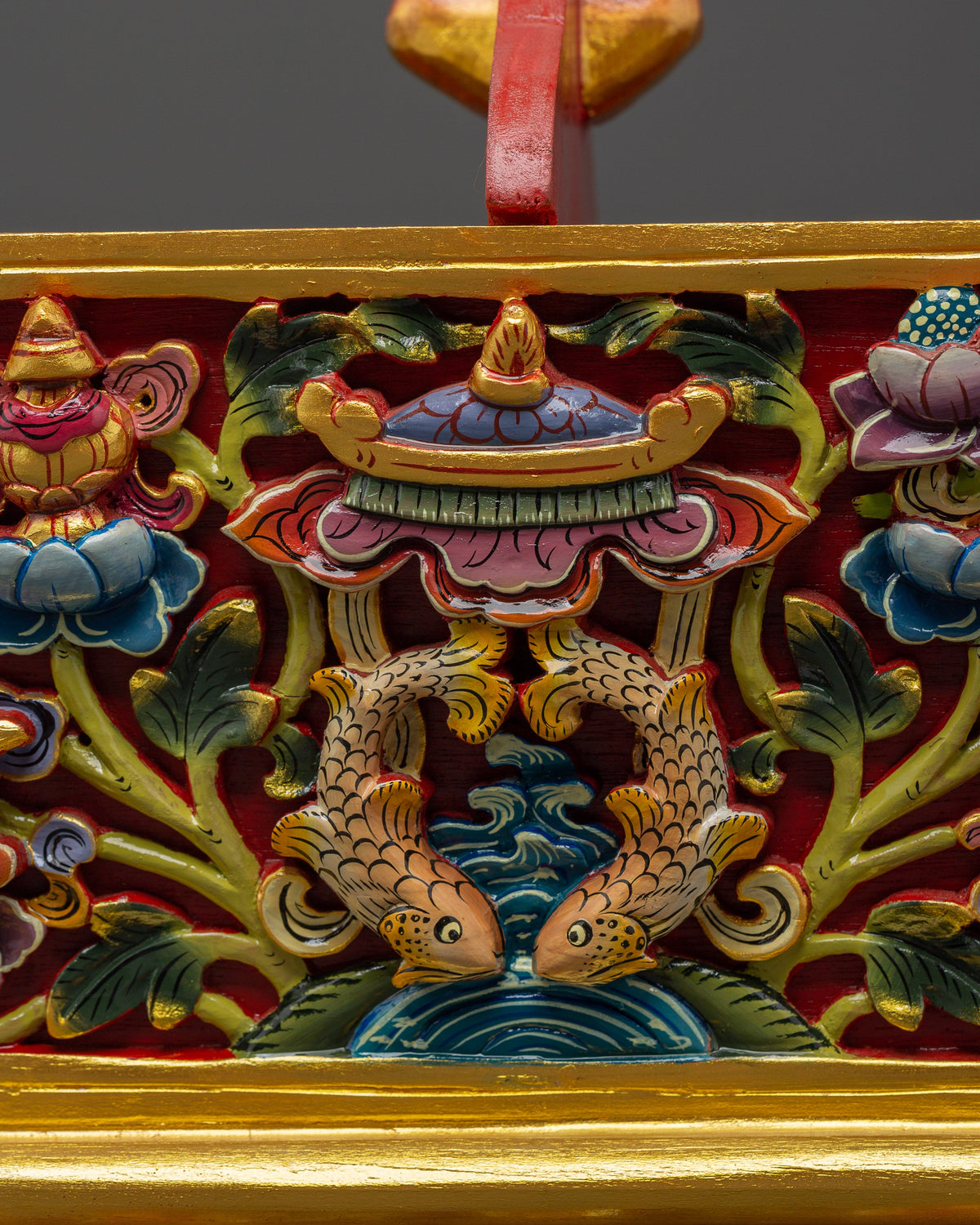 Traditional Chemar Box | Tibetan Wooden Ritual Storage Box