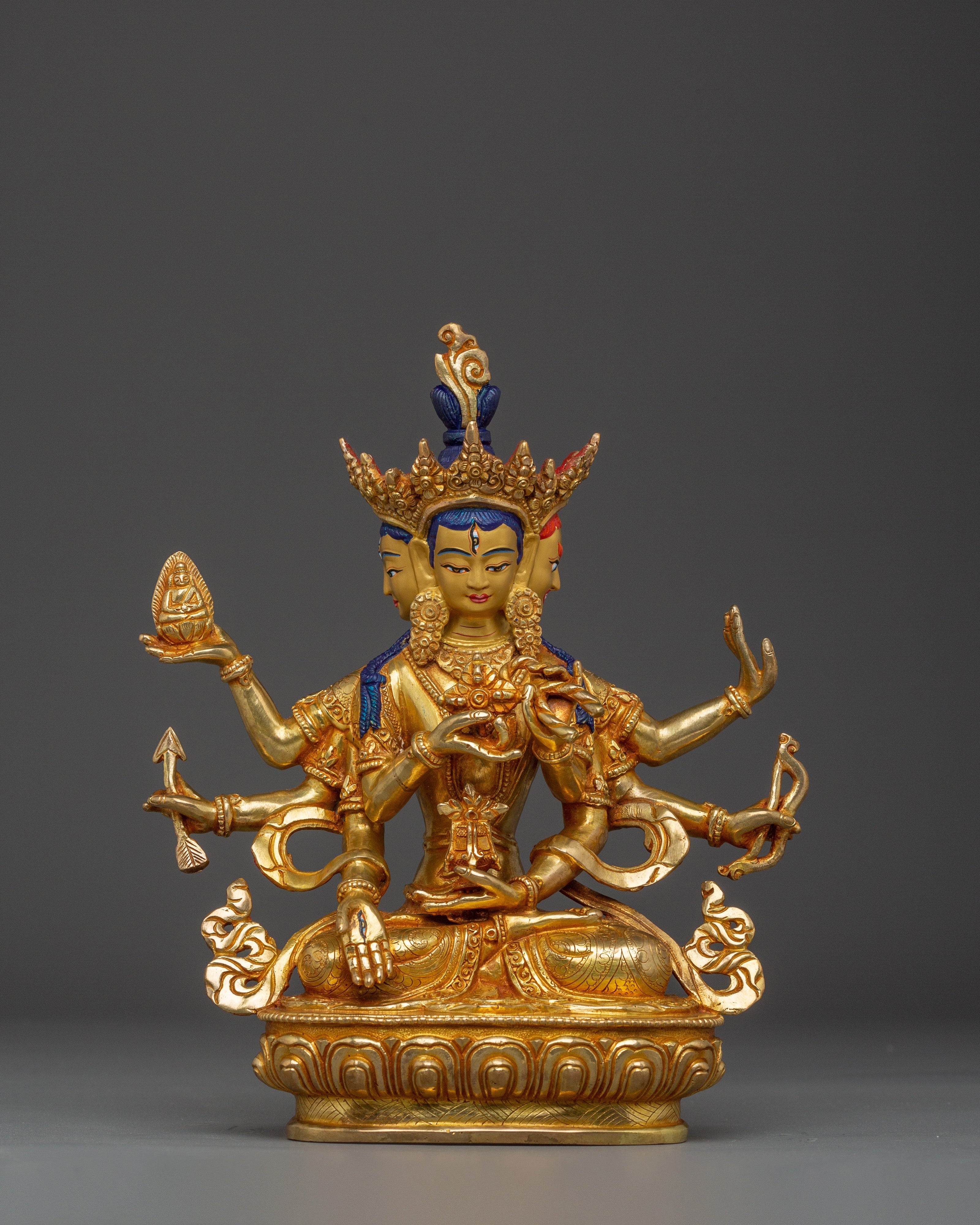 Namgyalma Copper and Gold Gilded Statue