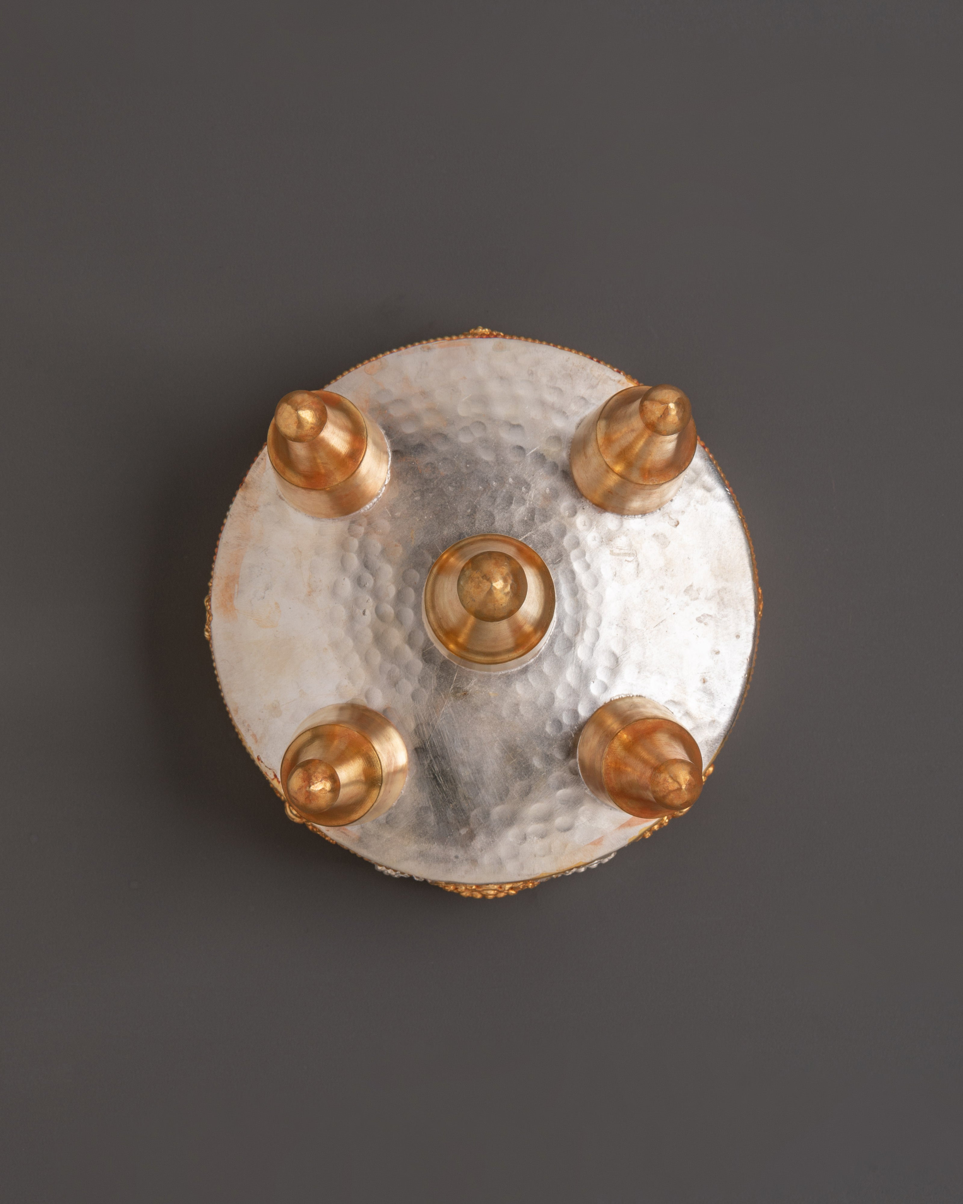 Tibetan Ritual Torma with Five Spires | Buddhist Altar Offering Symbol