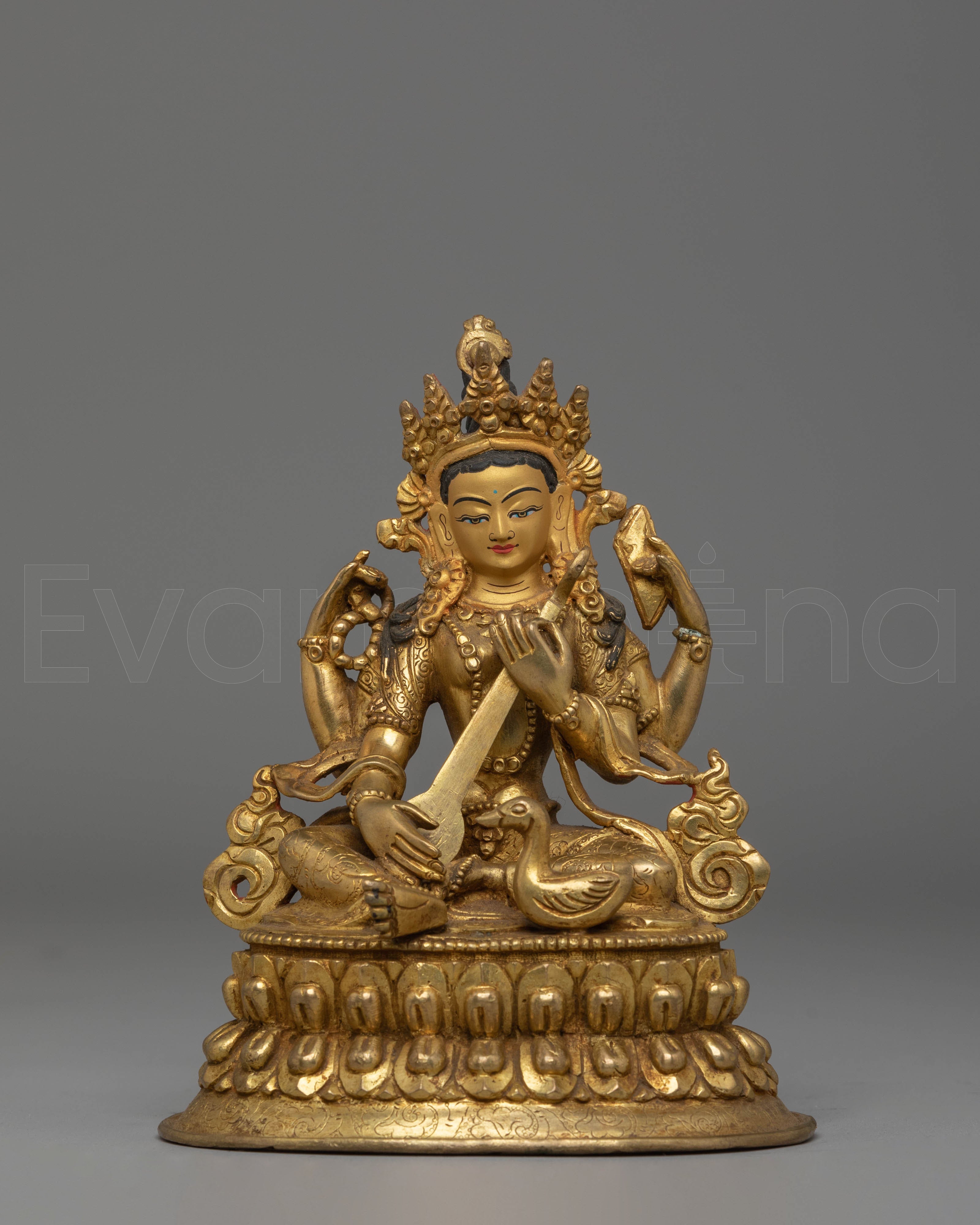 Saraswati Sculpture: The Goddess of Wisdom