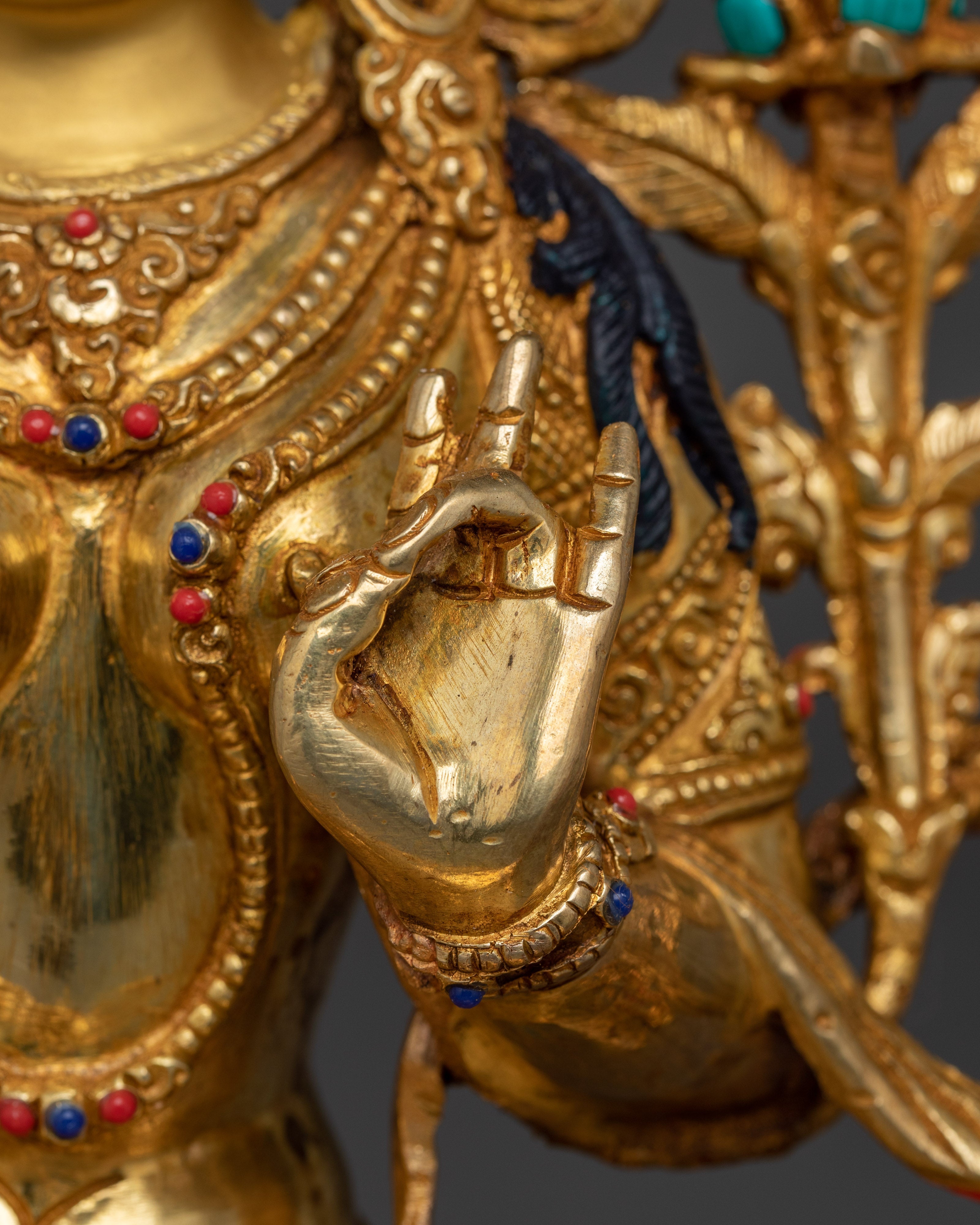 Himalayan Shyama Tara Statue | Green Tara - Mother of All Buddhas