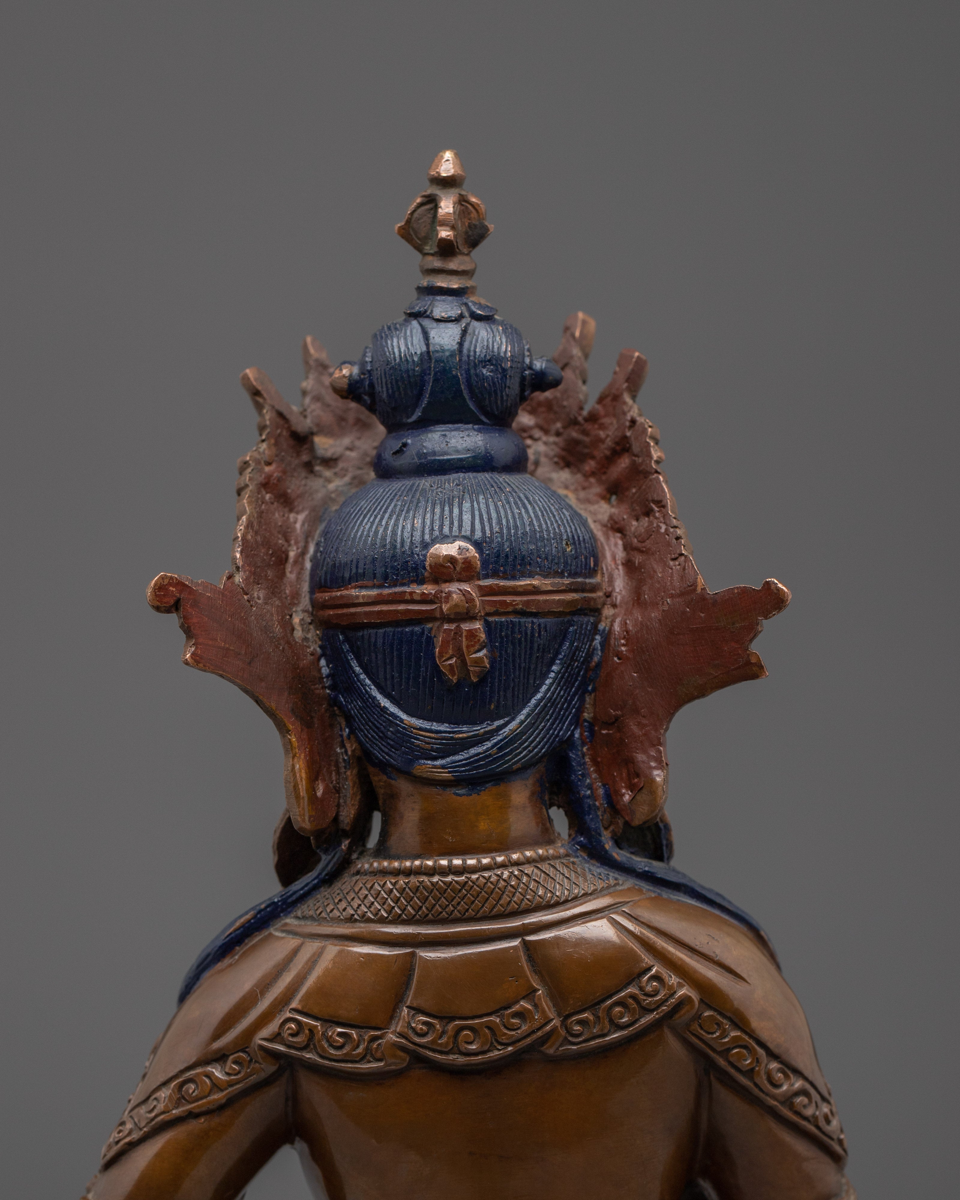 Oxidized Dorje Sempa Statue | Vajrasattva - Embodiment of Purity