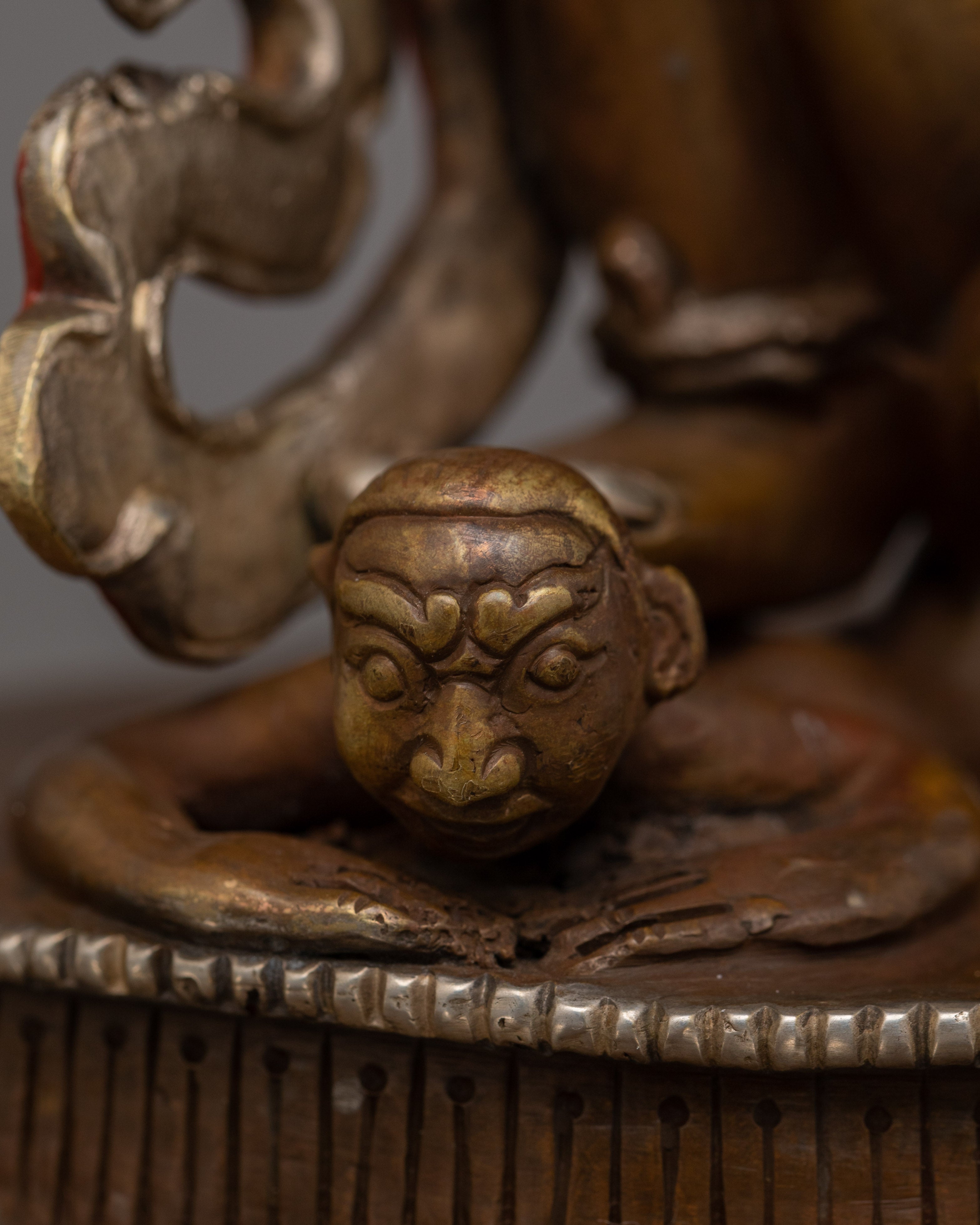 Handmade Silver Plated Vajrakilaya Statue | The Ultimate Obstacle Remover