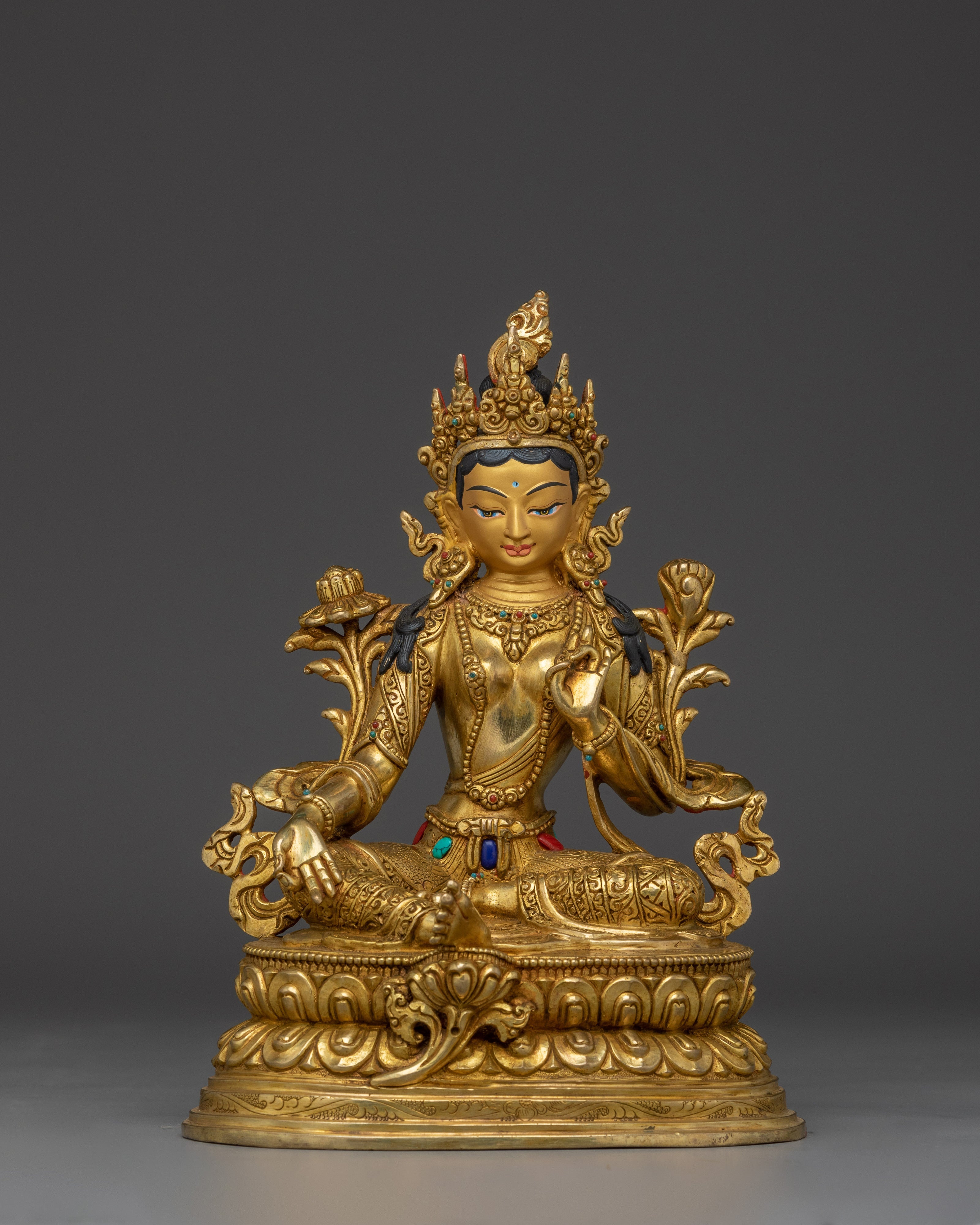 Green Tara Art - Compassion Deity