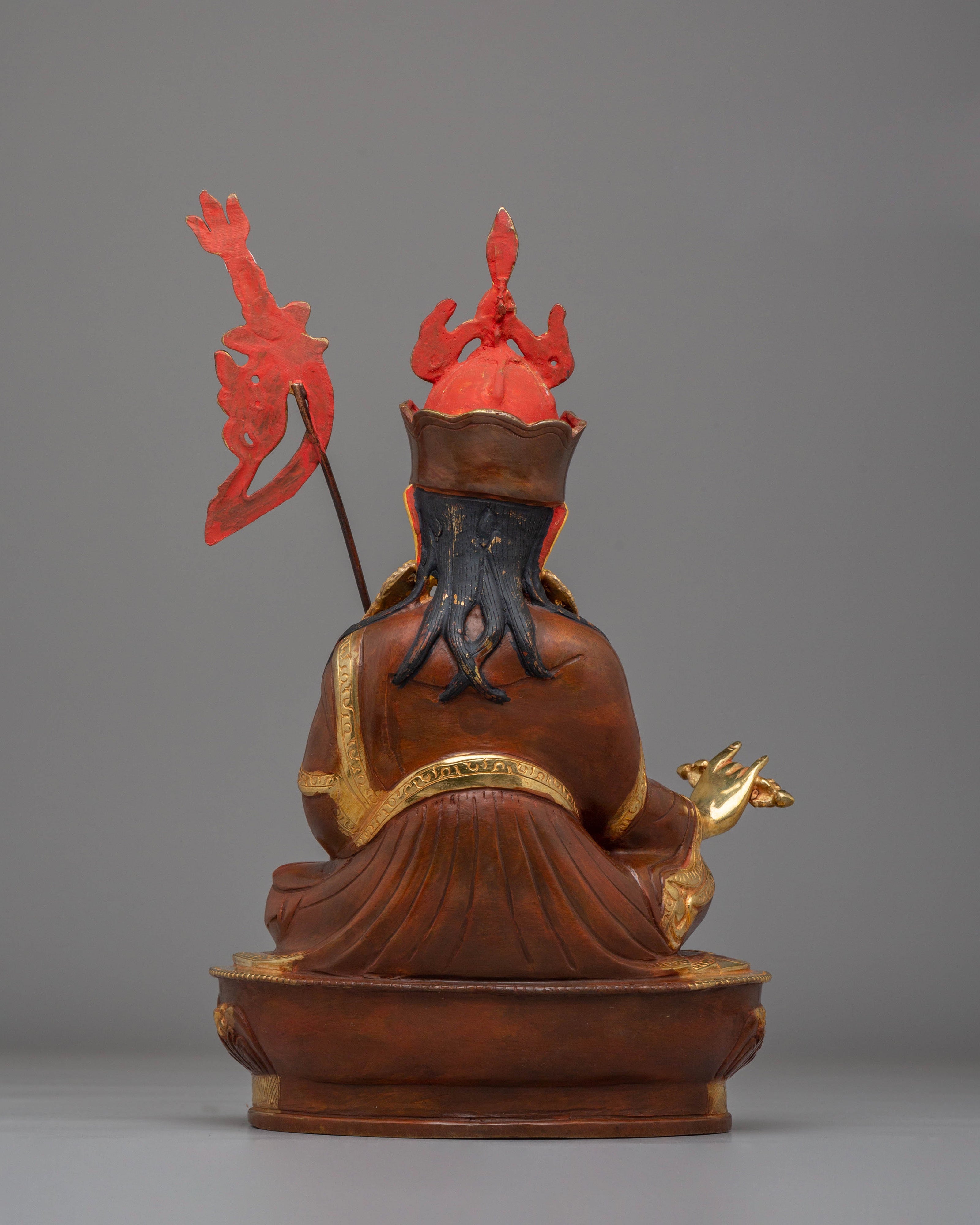 Handmade Golden Statue of Padmasambhava