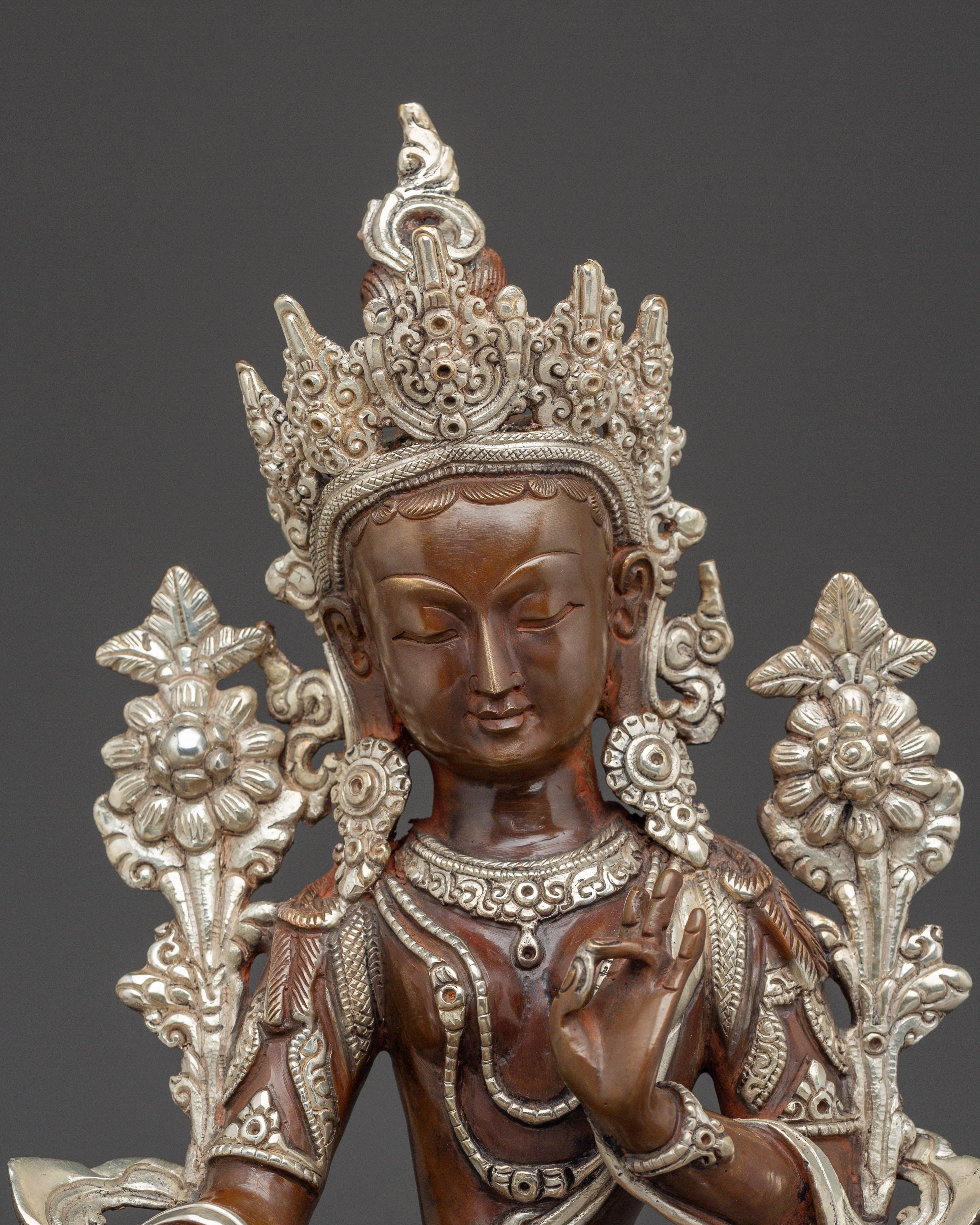 Exquisite Green Tara Artwork | Embodiment of Compassion and Swift Protection