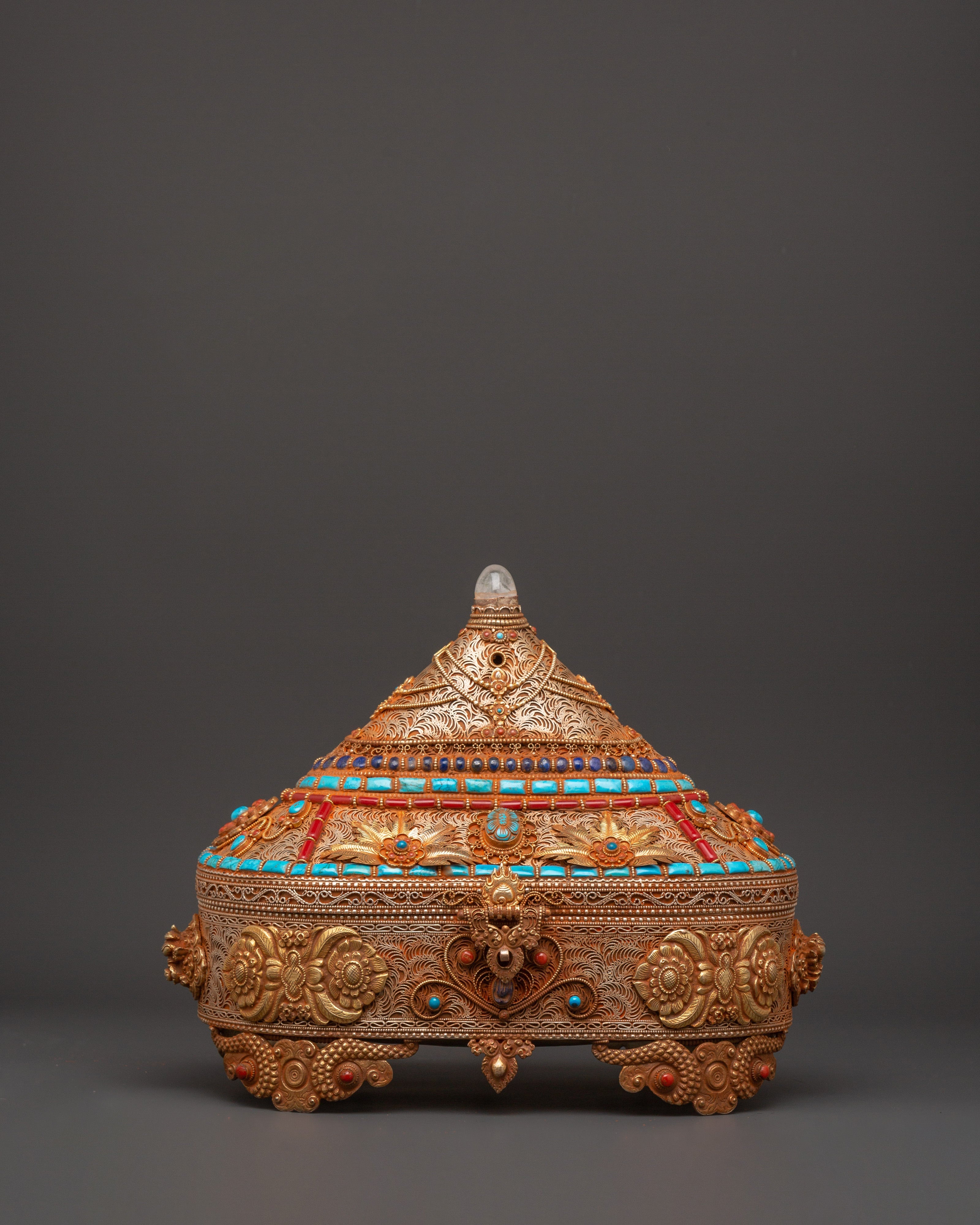 Copper & Gold-Plated Treasure Box