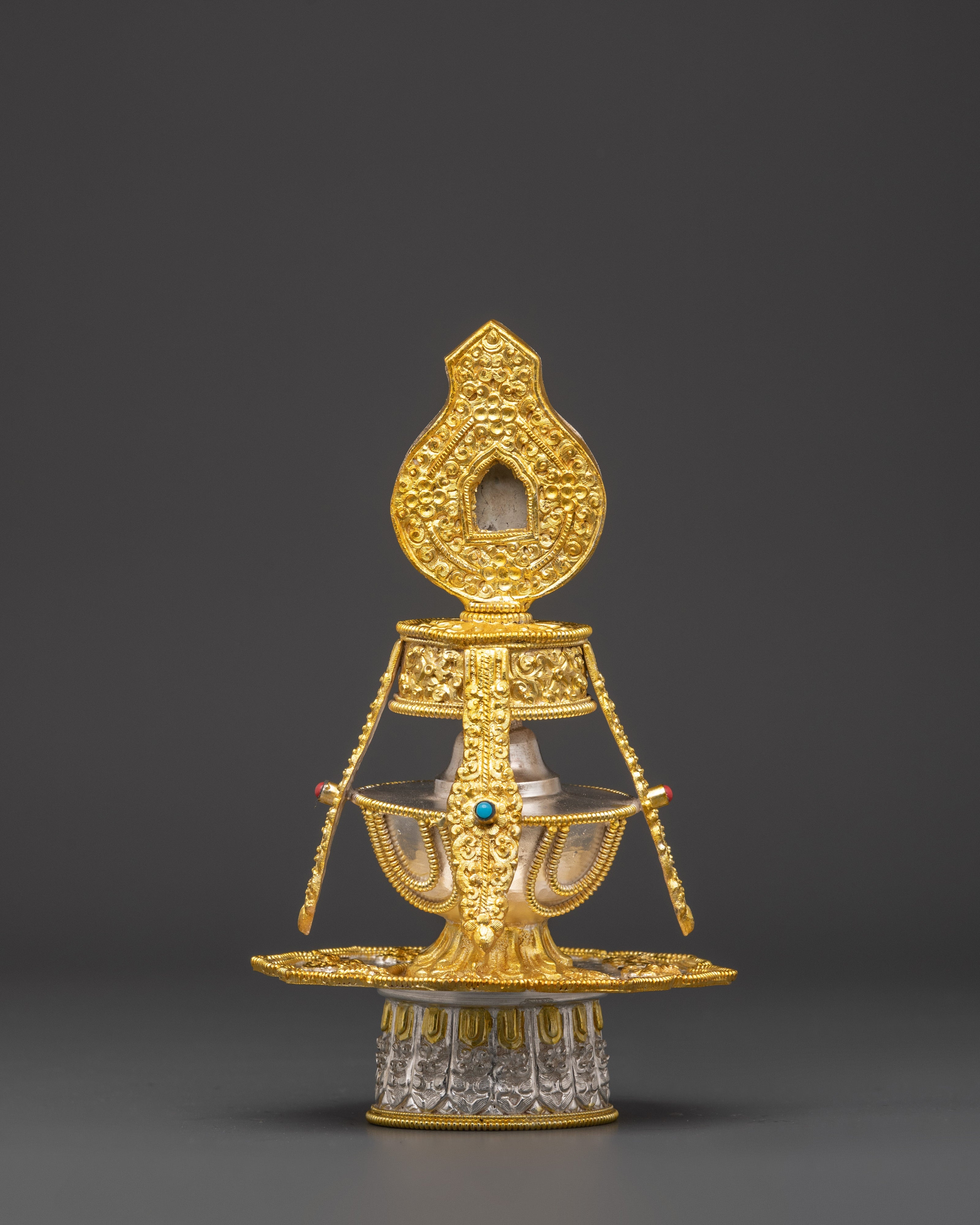 Sacred Tibetan Life Vase for Longevity and Blessings