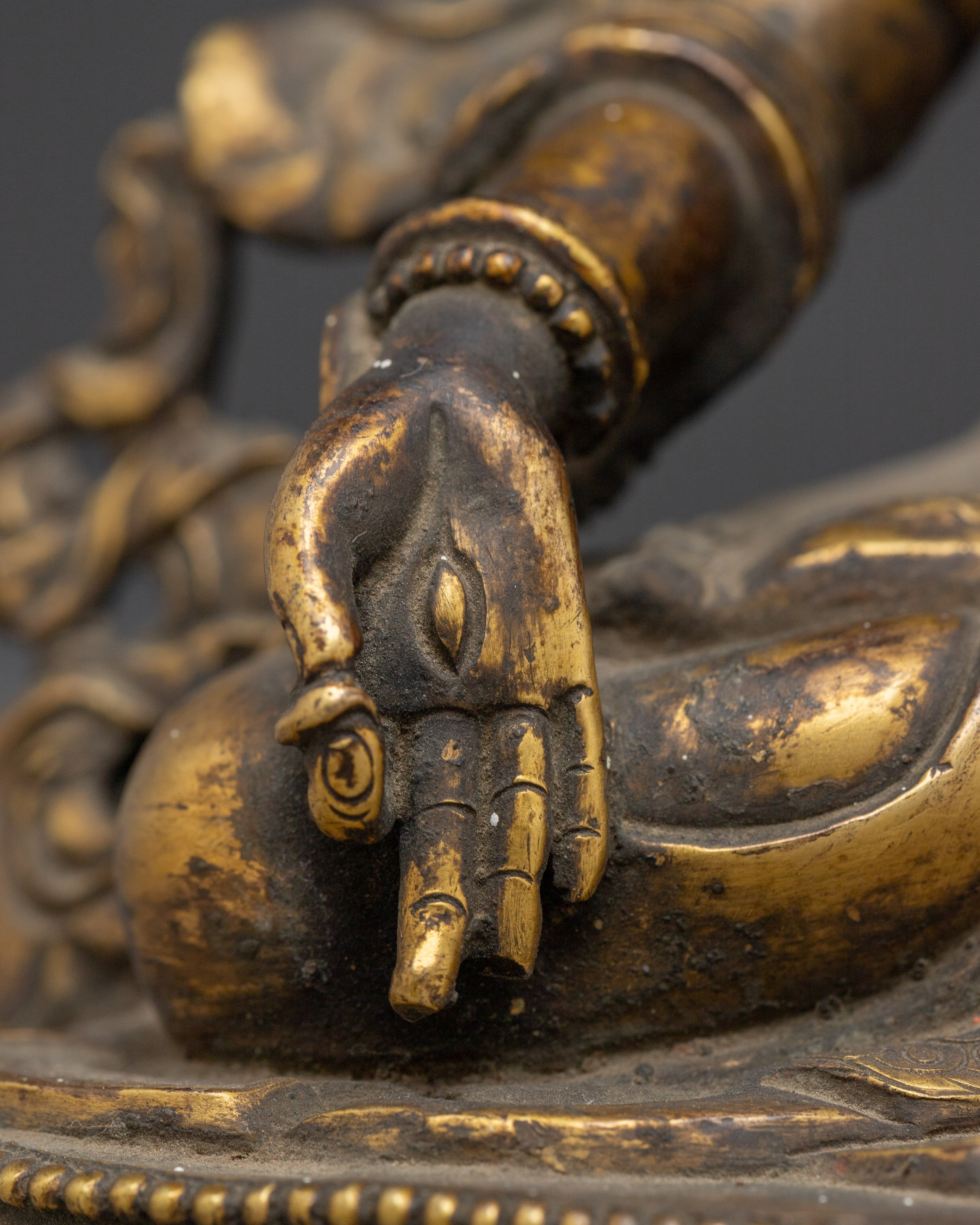 Handcrafted White Tara Figurine | Tibetan Goddess Statue