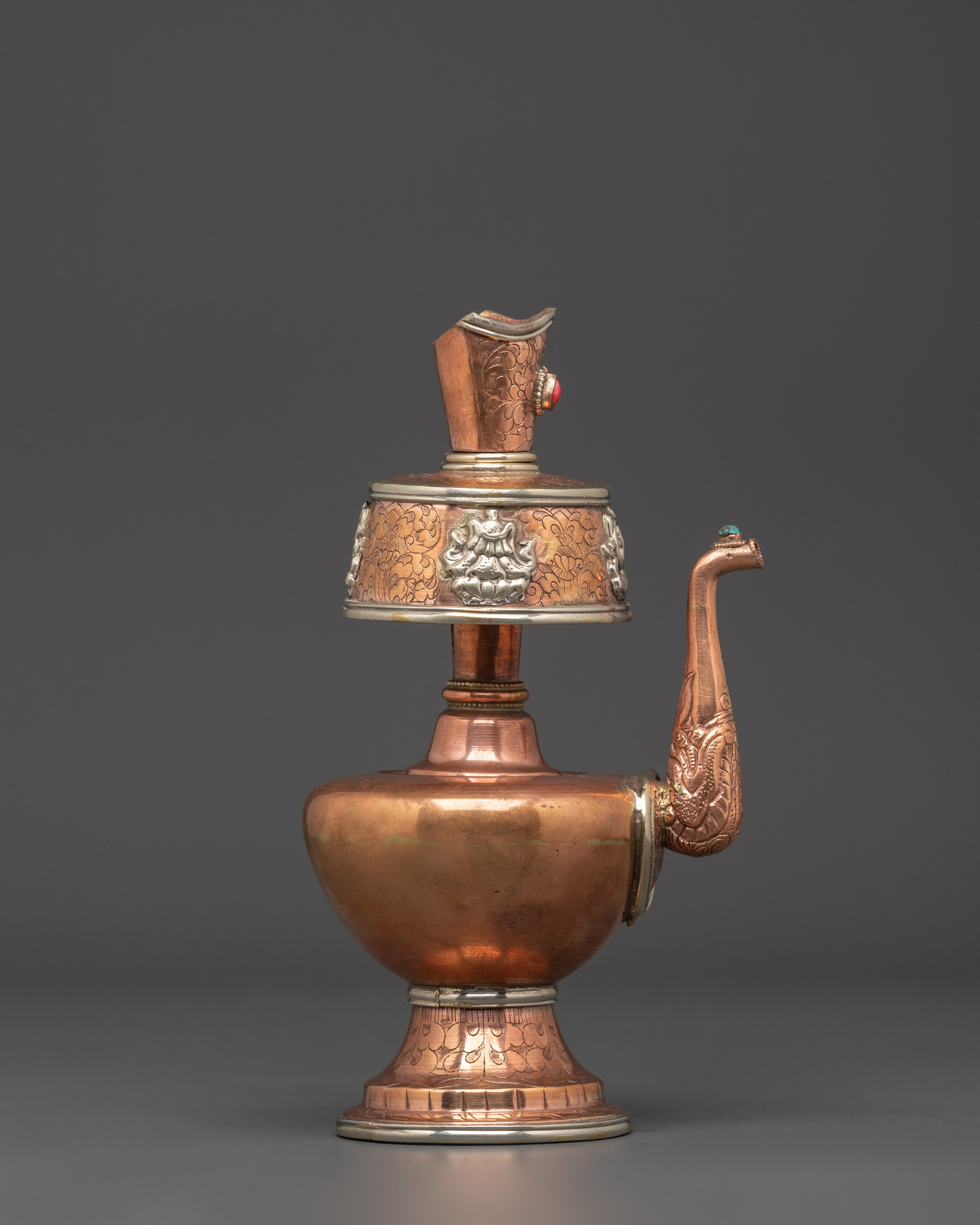 Handcrafted Copper Bhumba
