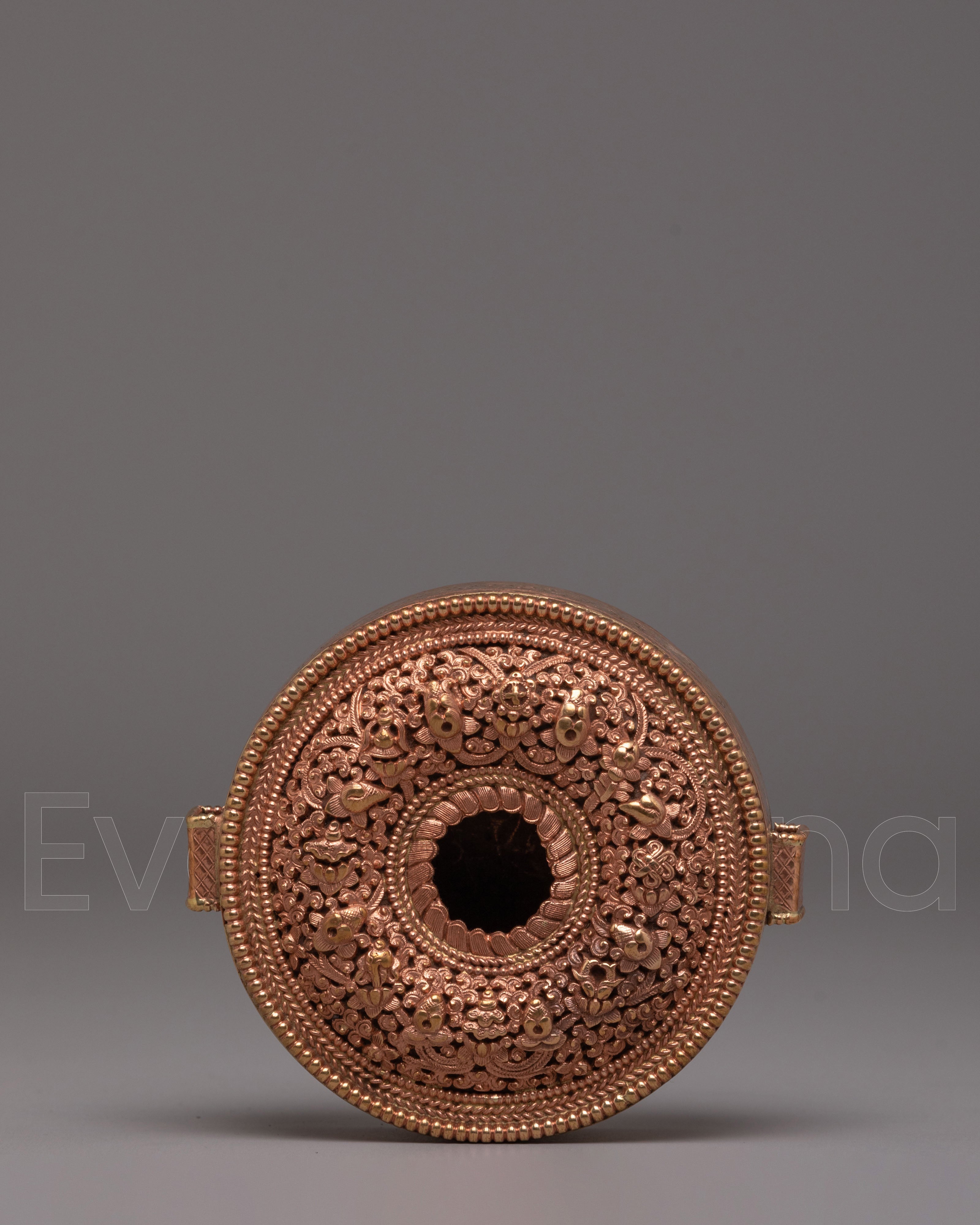 Tibetan Copper Ghau Box