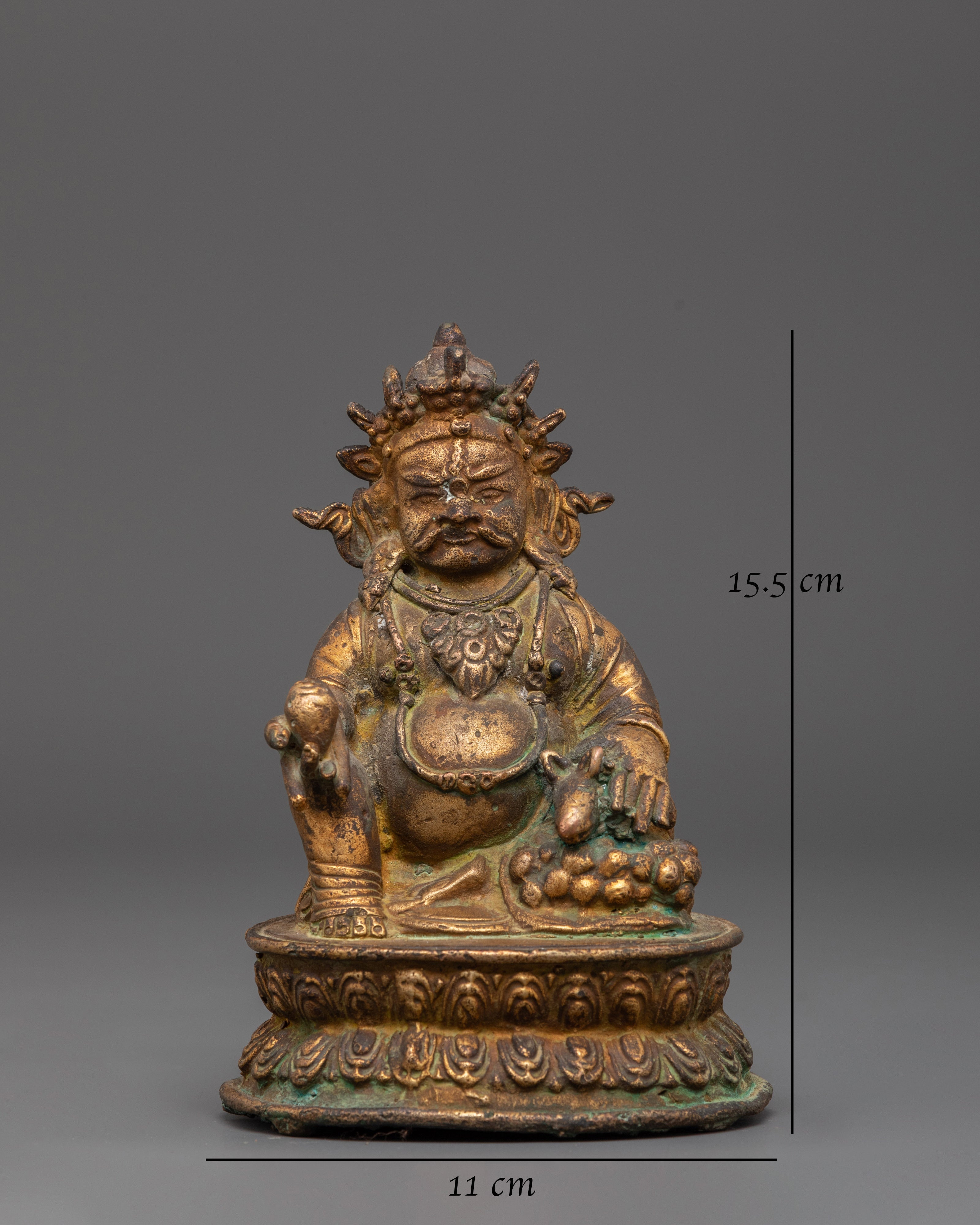 Copper Statue of Dzambhala | Statue for Prosperity and Blessings