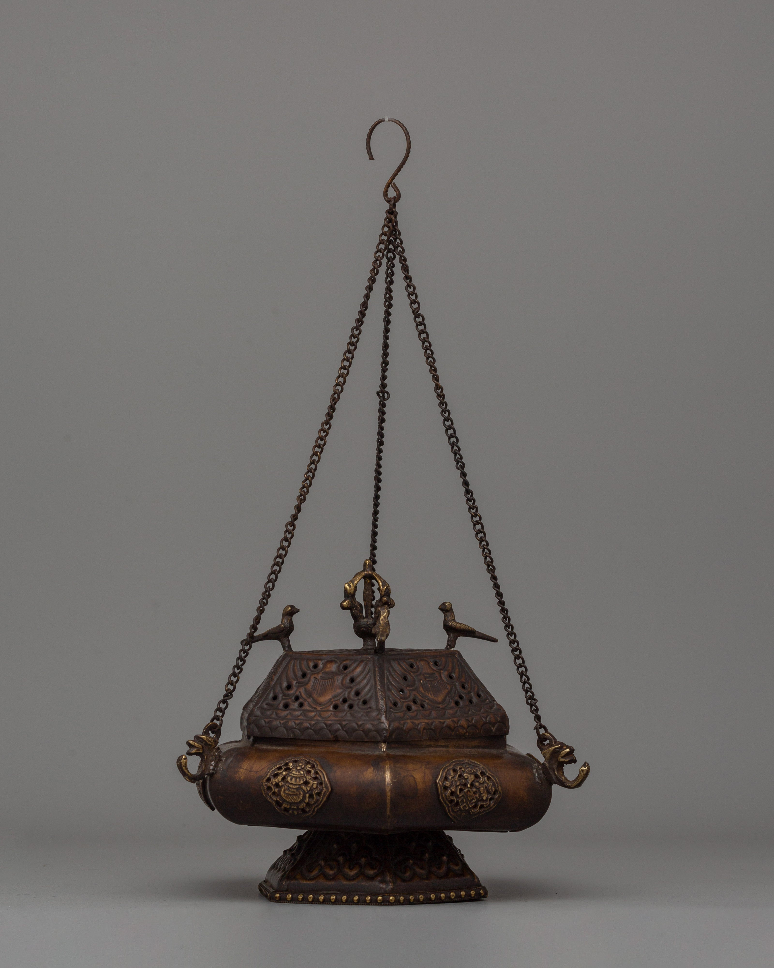 Hanging Brass Incense Burner