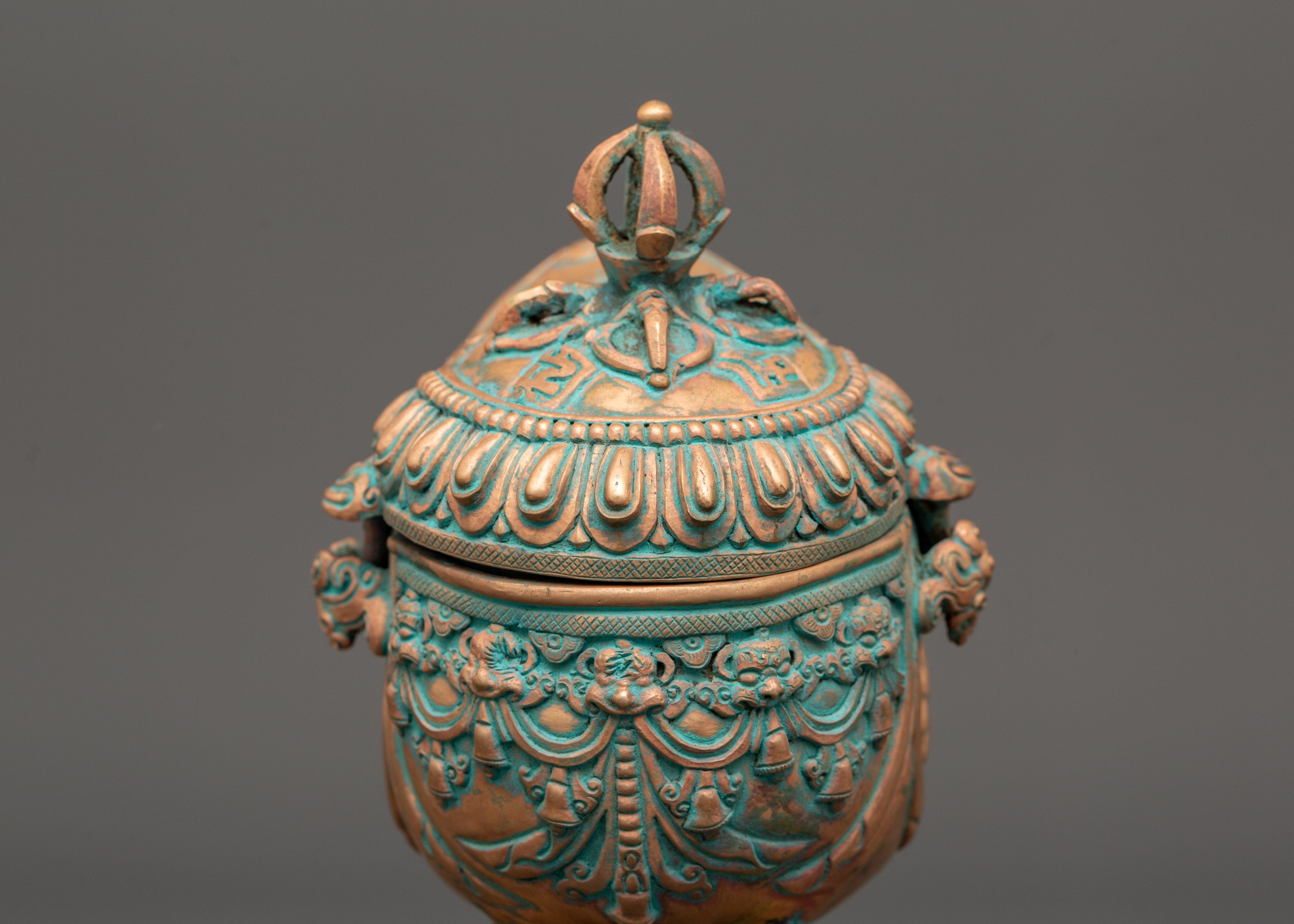 Copper Kapala | Tibetan Ritual Skull Bowl