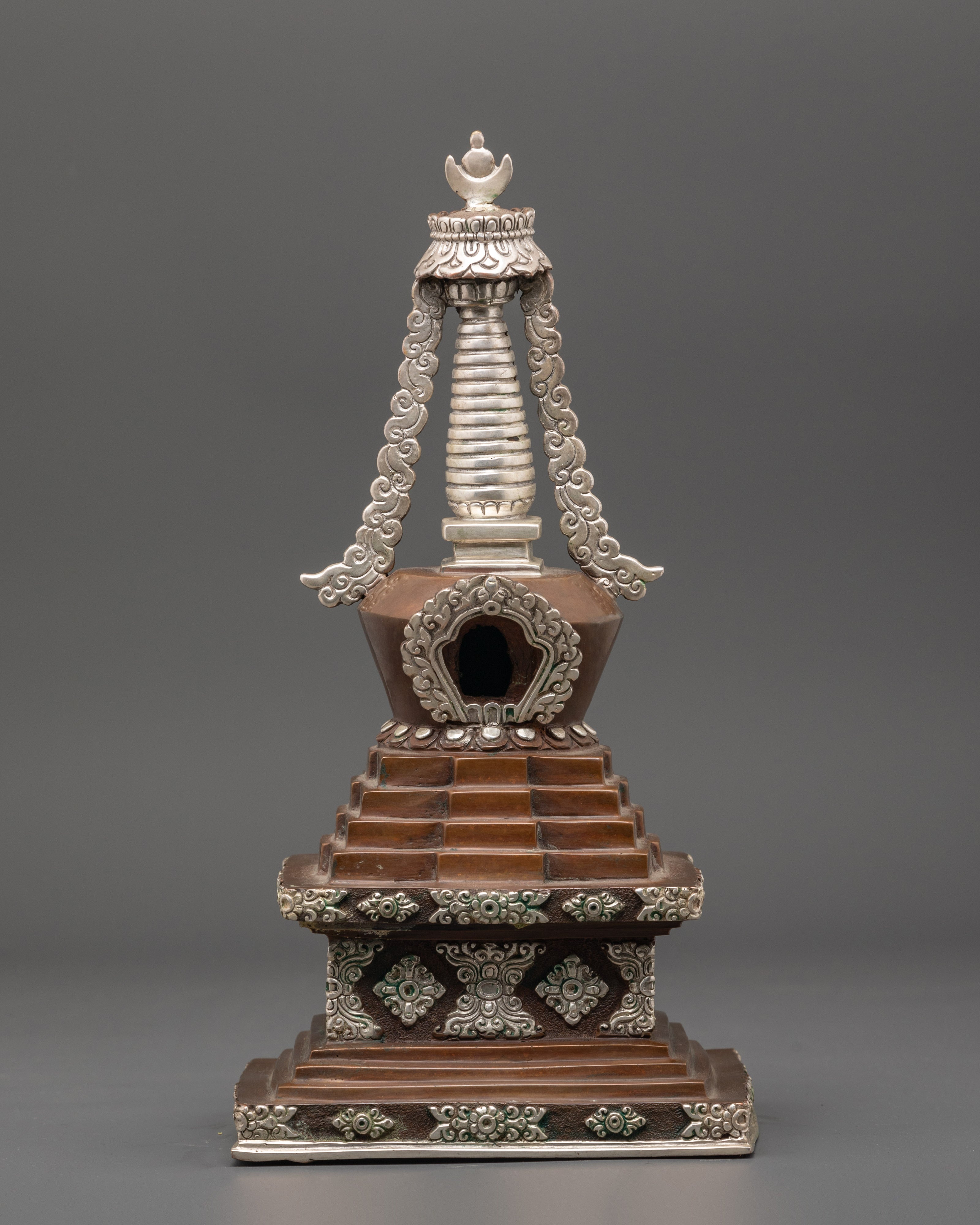 Handcrafted Himalayan Stupa Figurine