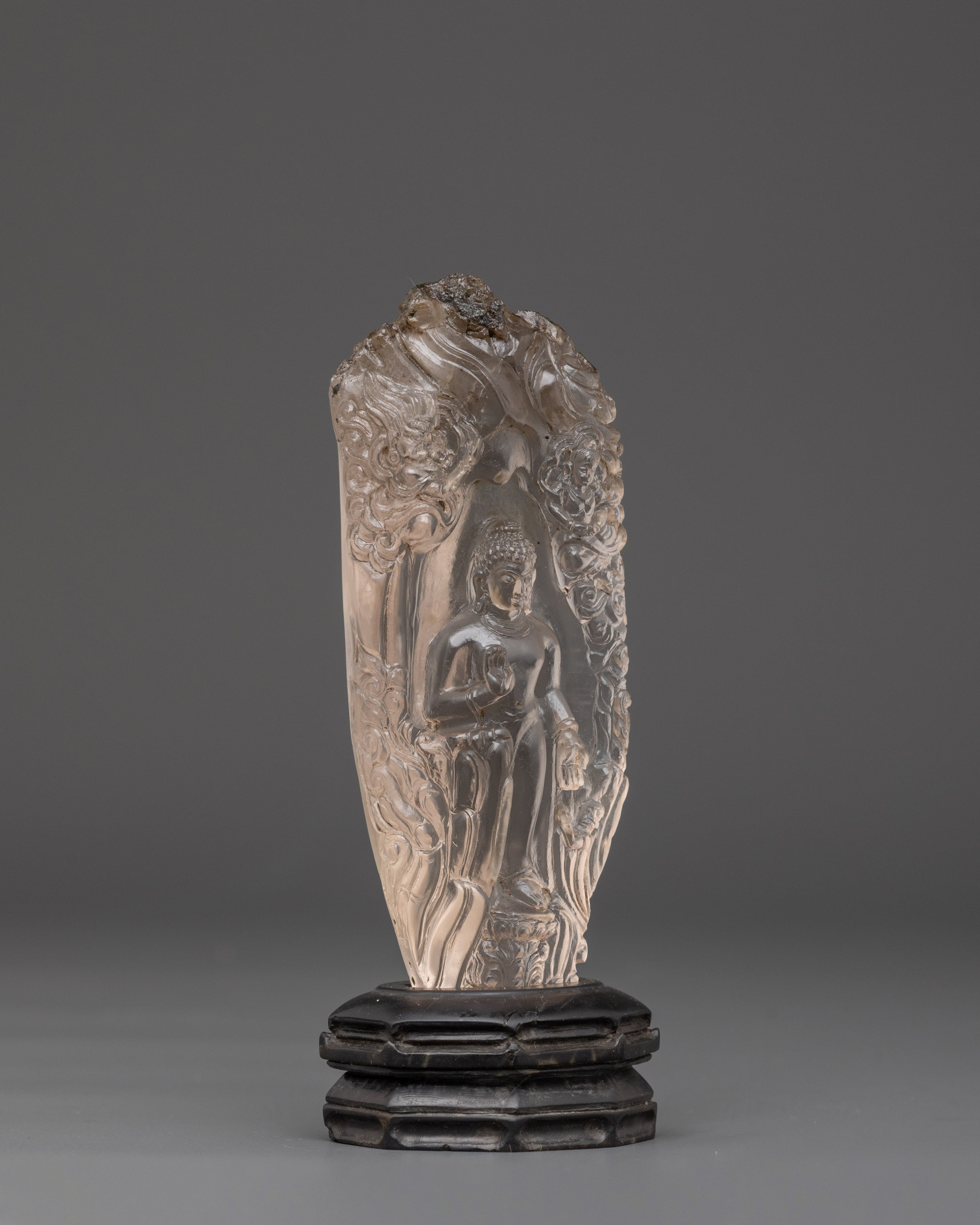 Ganesh Himal Crystal Shakyamuni | Symbol of Peace and Enlightenment