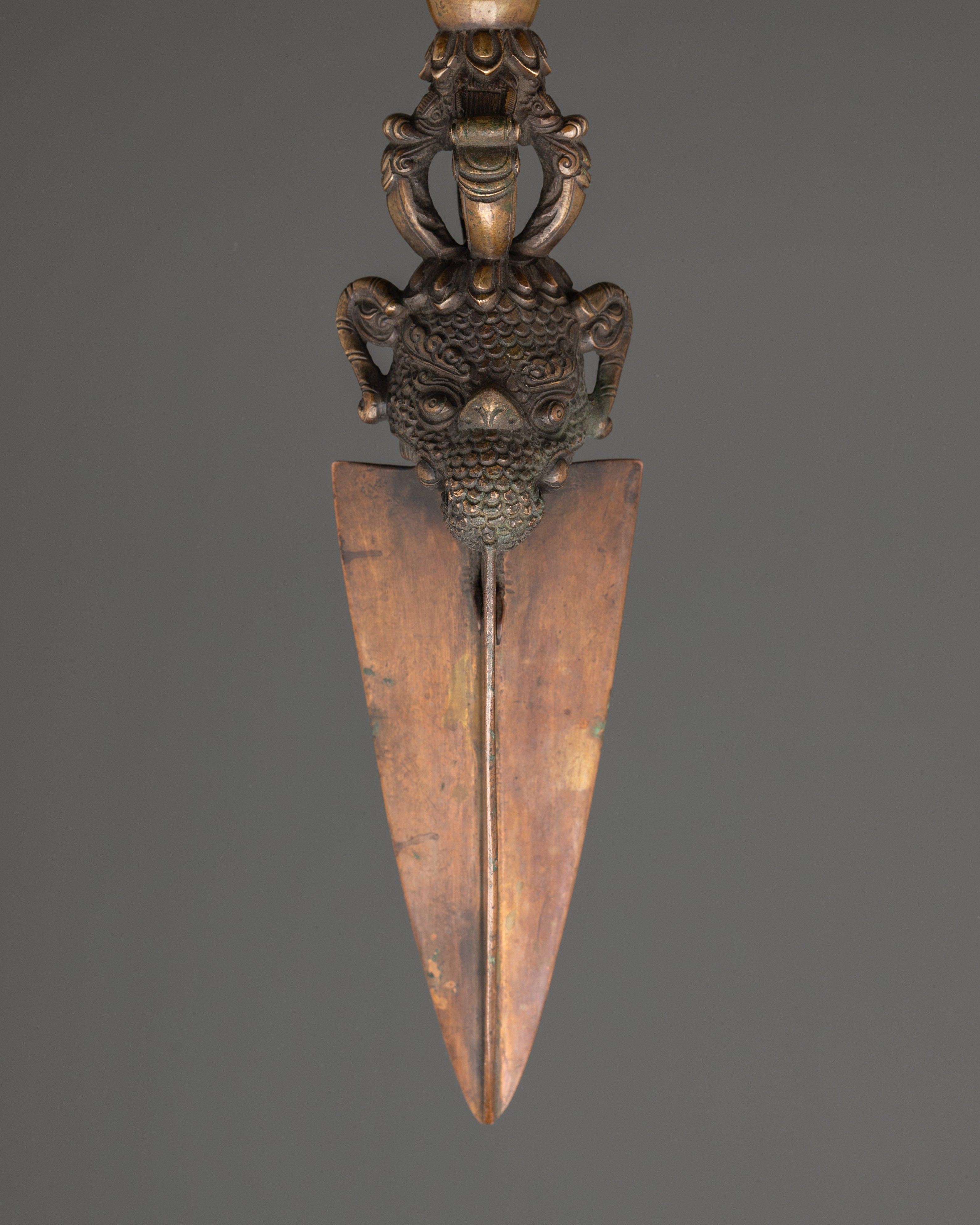 Copper Shaman Dagger | Authentic Tibetan Ritual Phurba