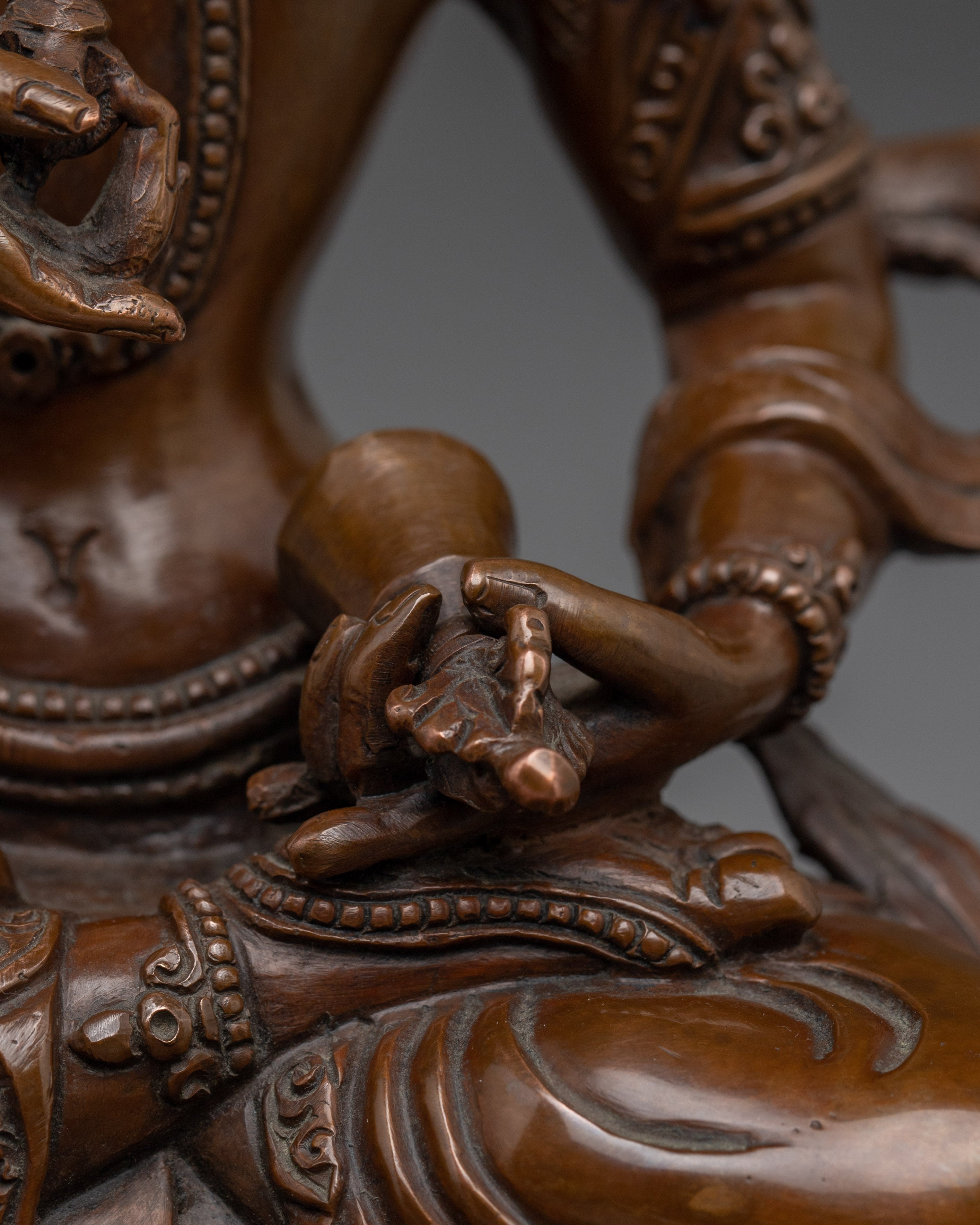 Oxidized Dorje Sempa Statue | Vajrasattva - Embodiment of Purity