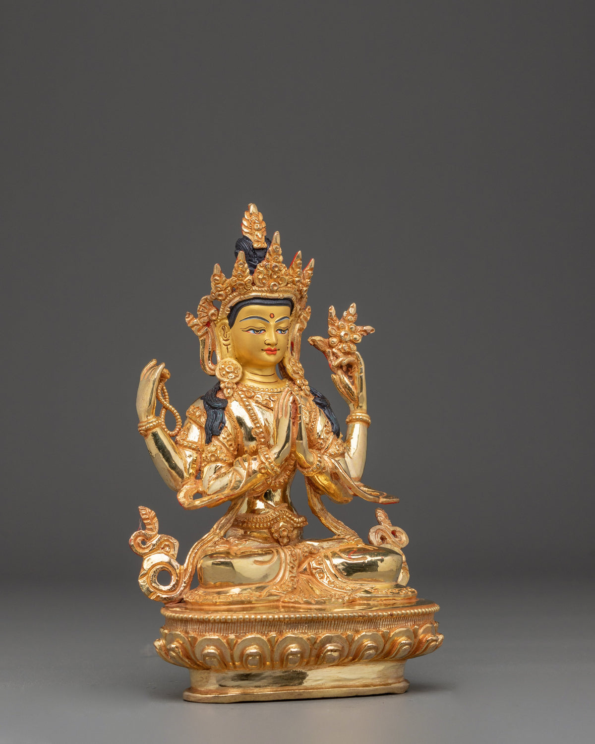 Chenrezig Protector Statue | Tibetan Symbol Of Compassion
