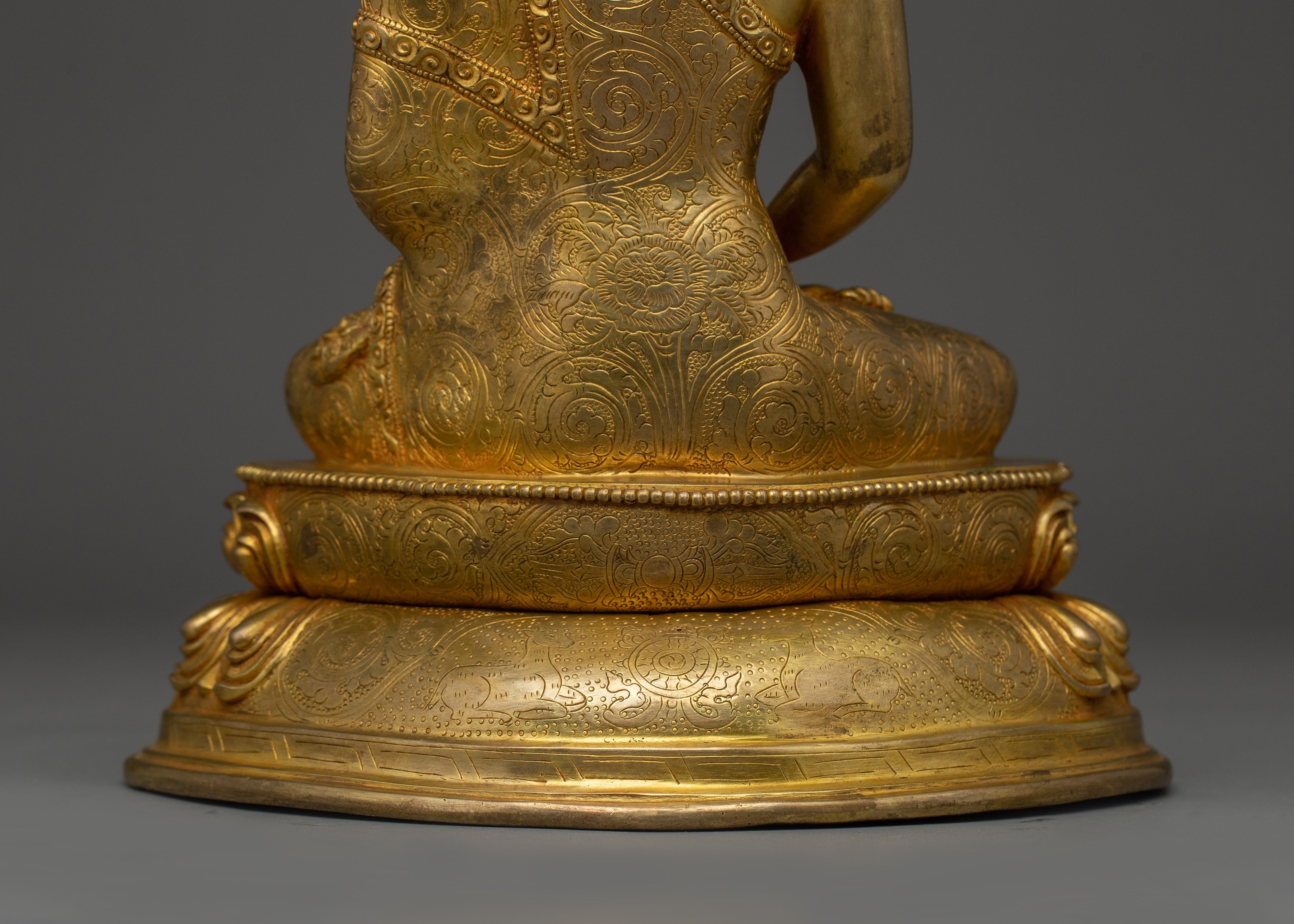 Buddha of Eternal Life Amitabha | Copper Body Sculpture