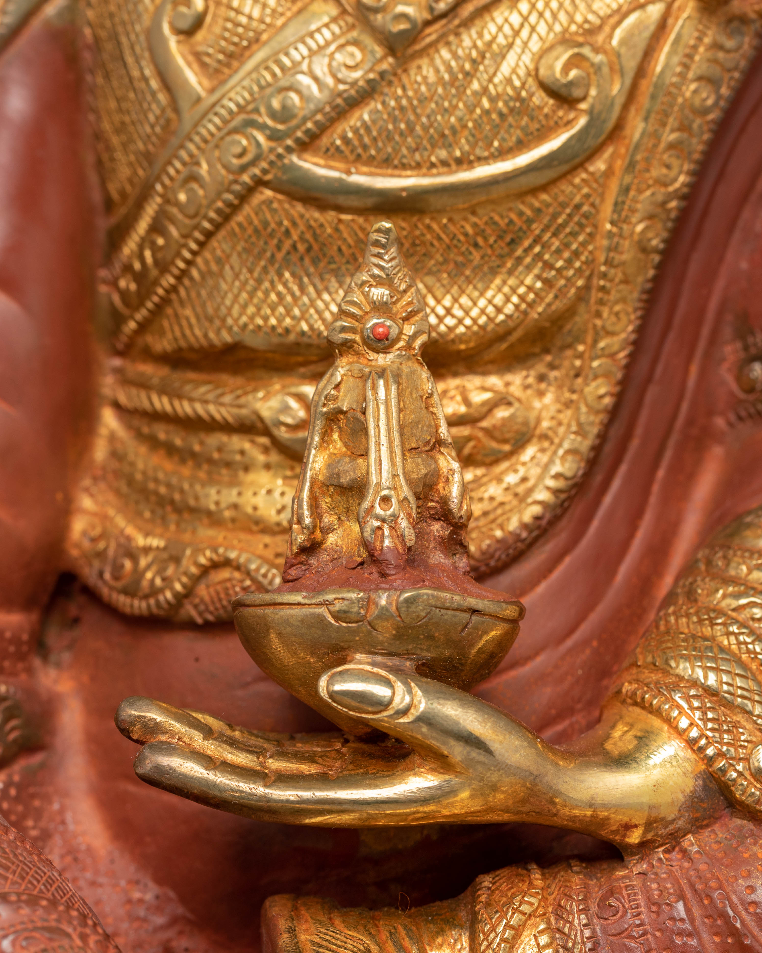 Guru Gyalpo Golden Statue | The Precious Master