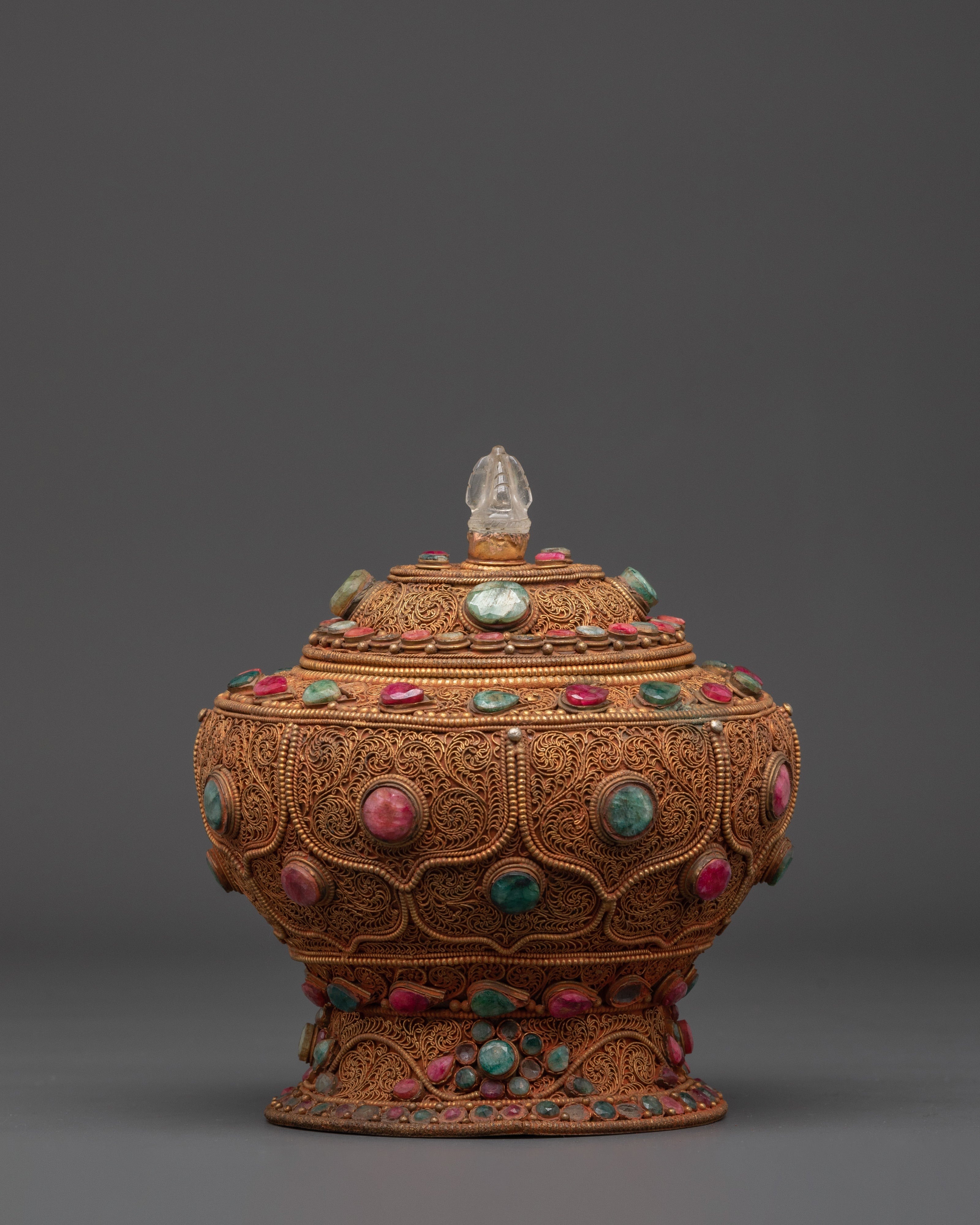 Rice Pot for Altar | Tibetan Meditation Decor
