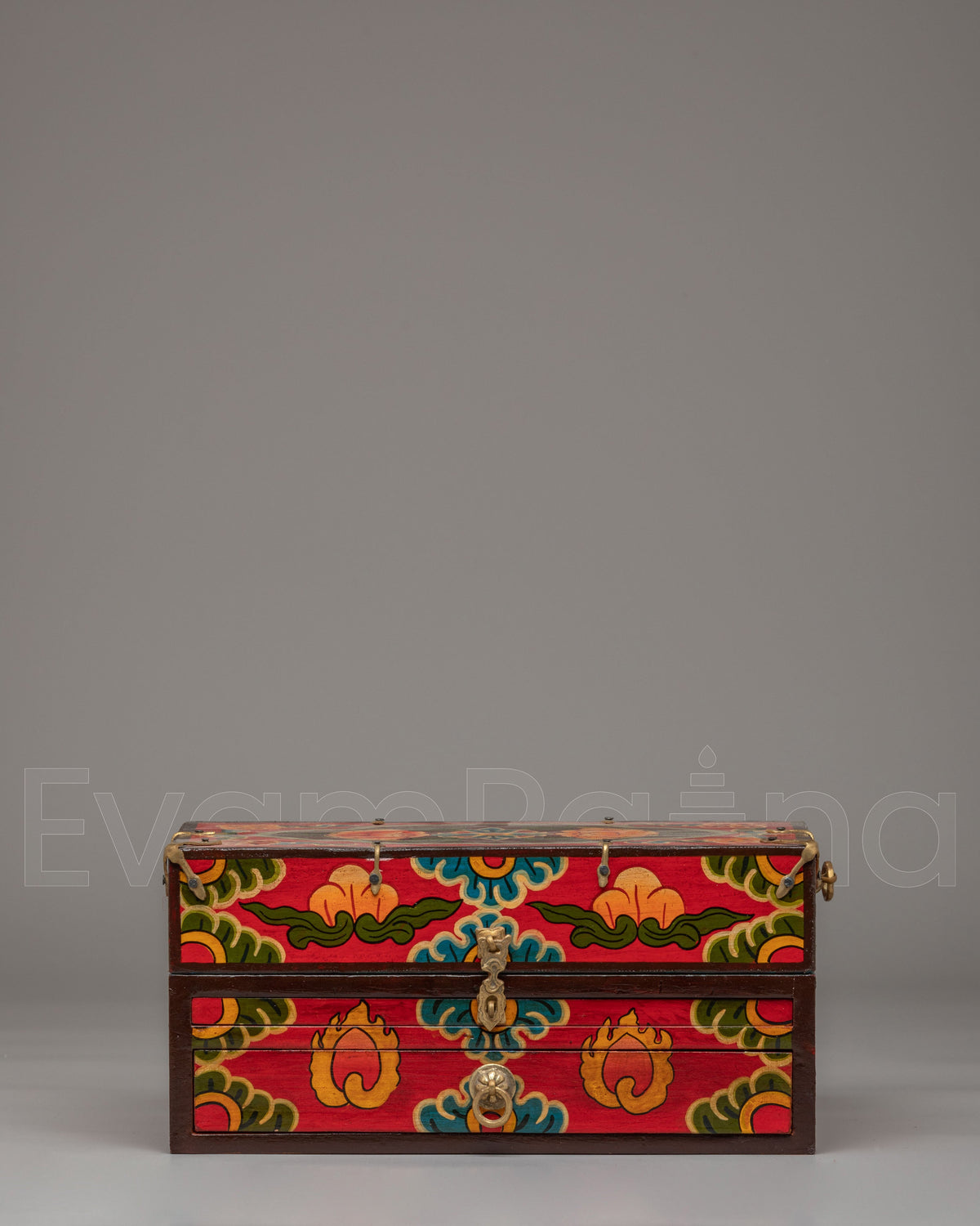 Tibetan Altar Box with Statue