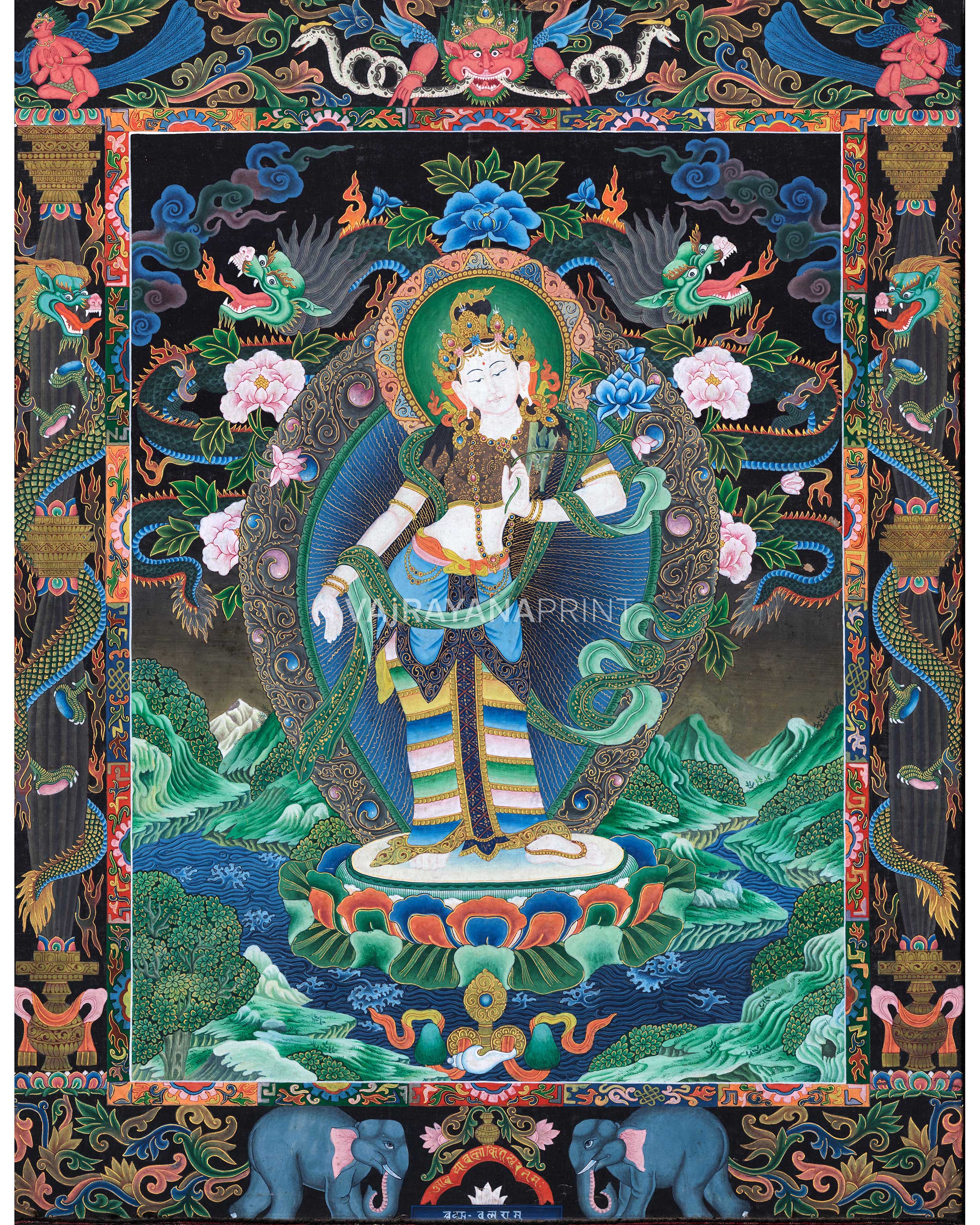 Padhma Pani Thangka Print