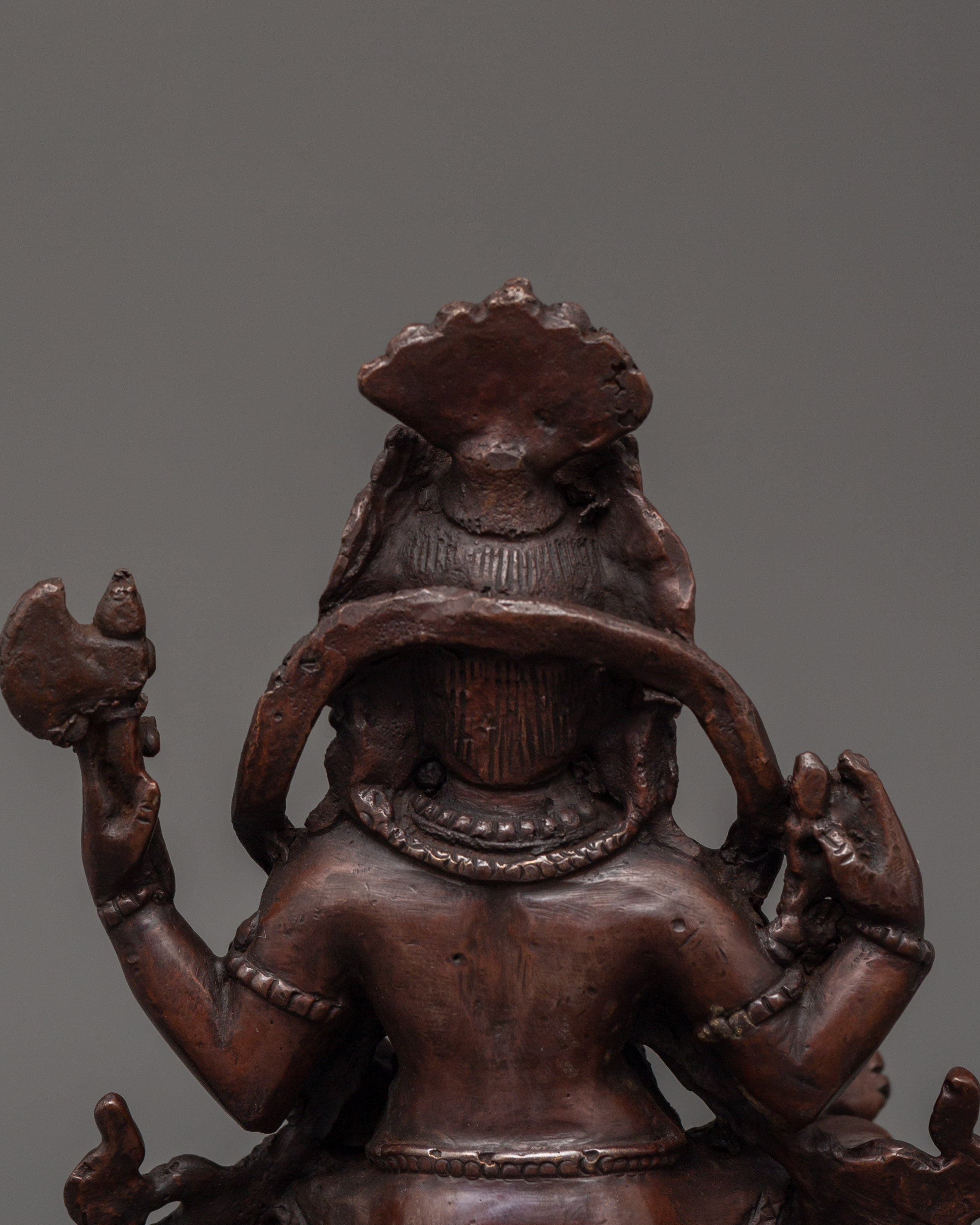 Oxidized Copper Ganesh Statue | Protection & Spiritual Growth