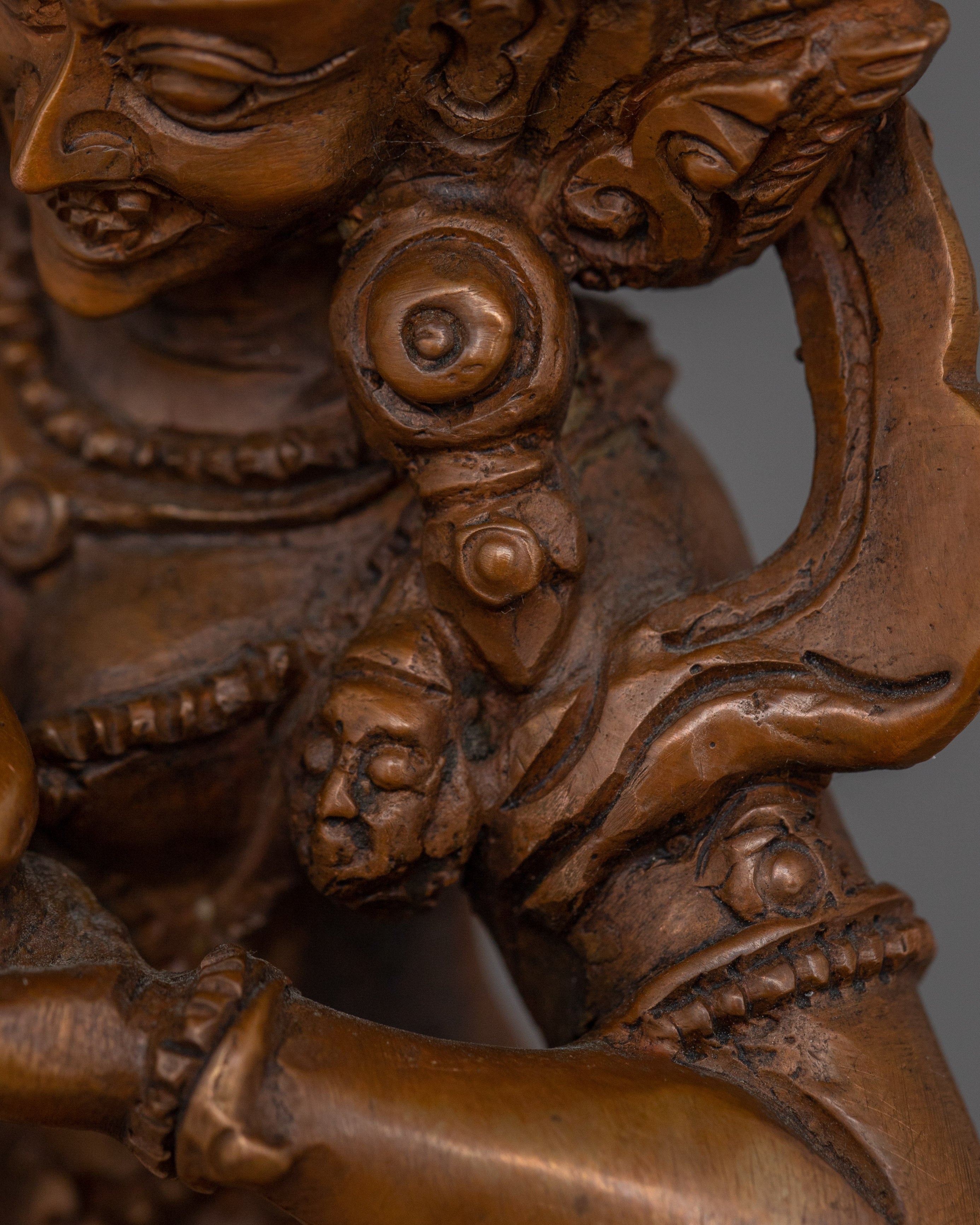 Oxidized Troma Nagmo Statue | Also known as Krodha Kali