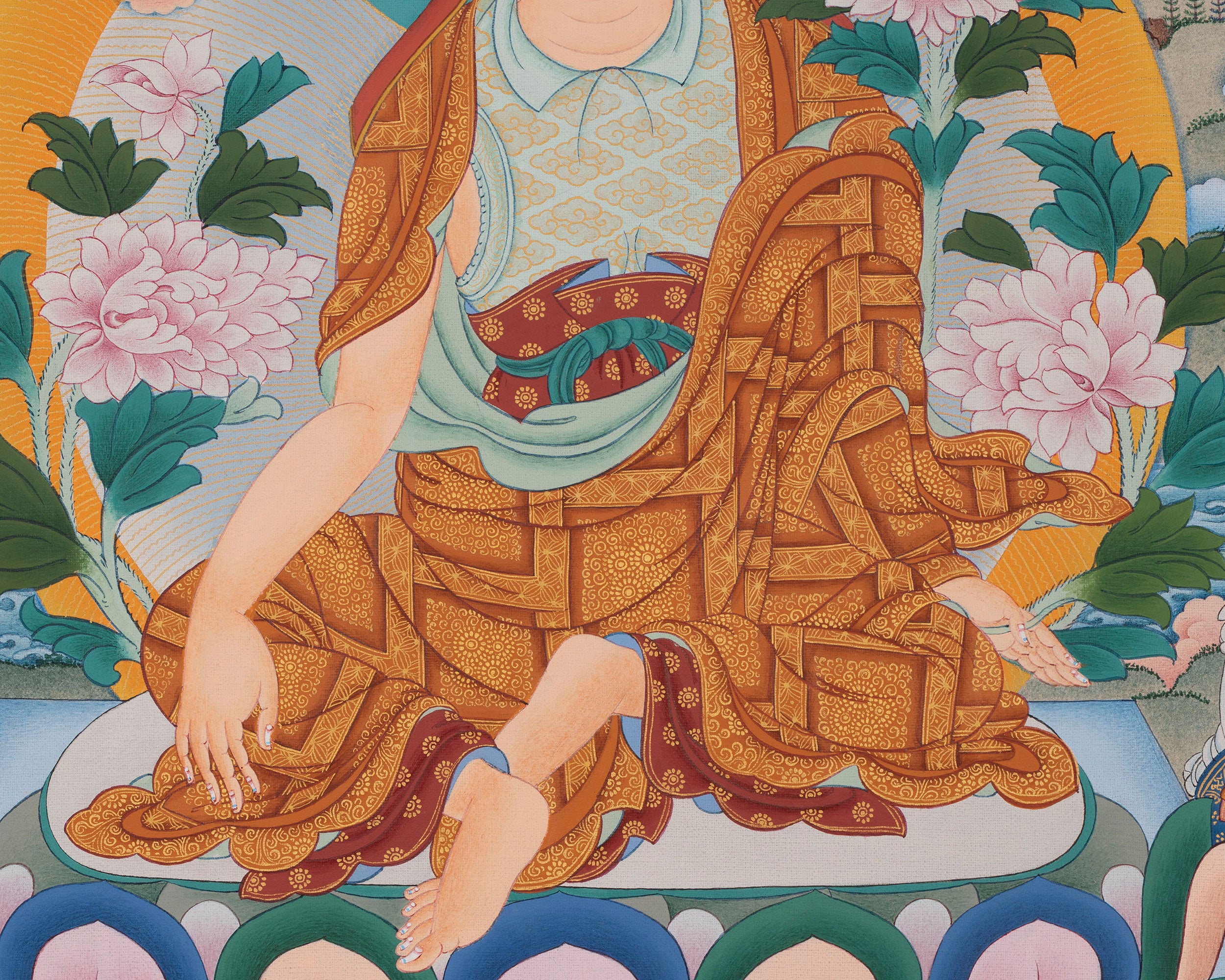 Khyungpo Naljor Thangka Print | High-Quality Print of the Esteemed Guru of Shangpa Kagyu