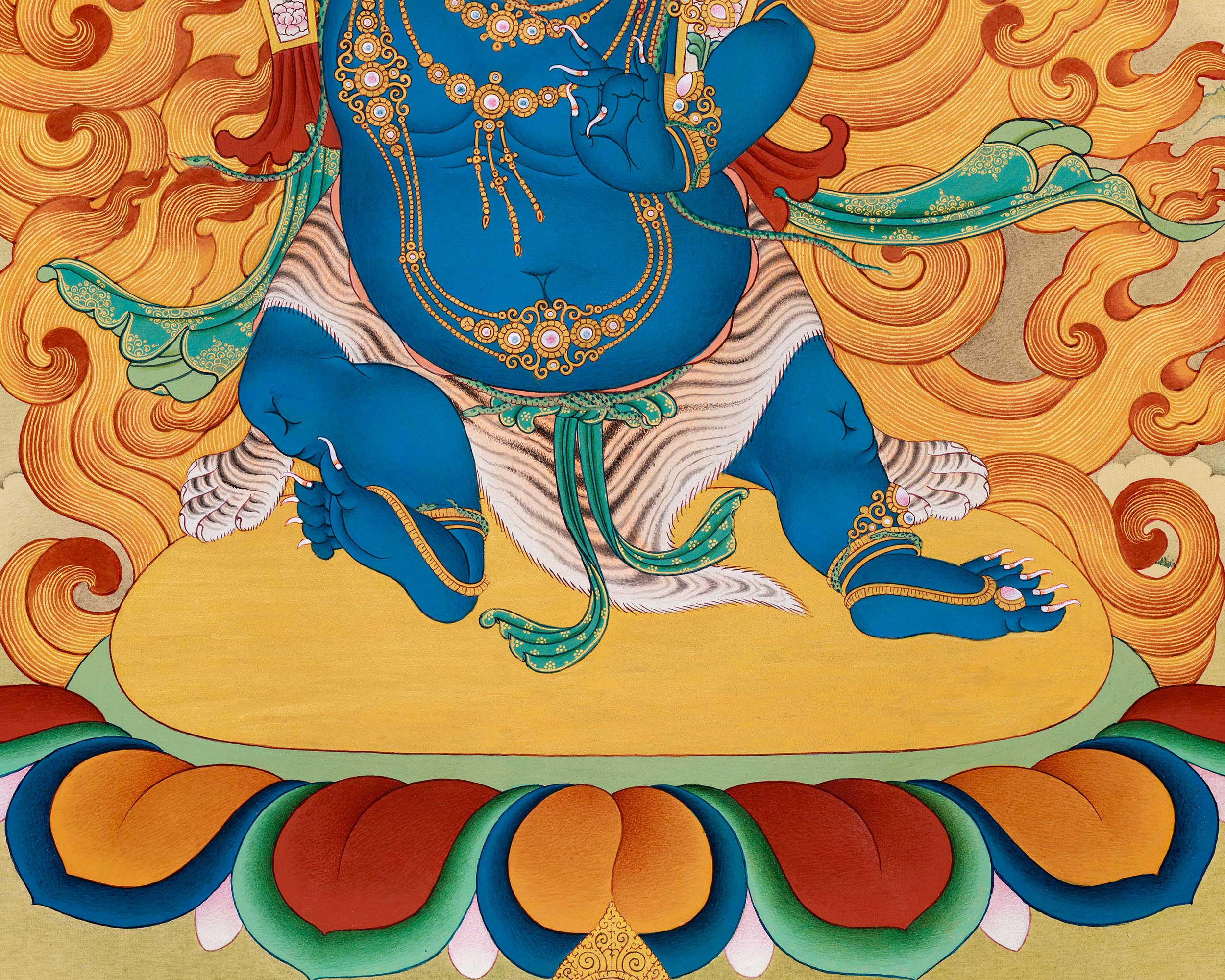 Feirce Power, Wrathful Compassion Vajrapani Thangka
