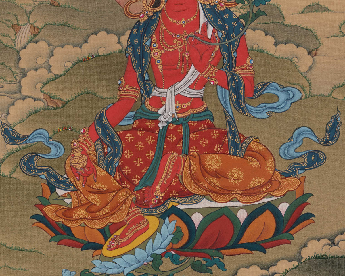 Red Tara Magnetizing Deity | Represents Fierce Compassion And Transformation