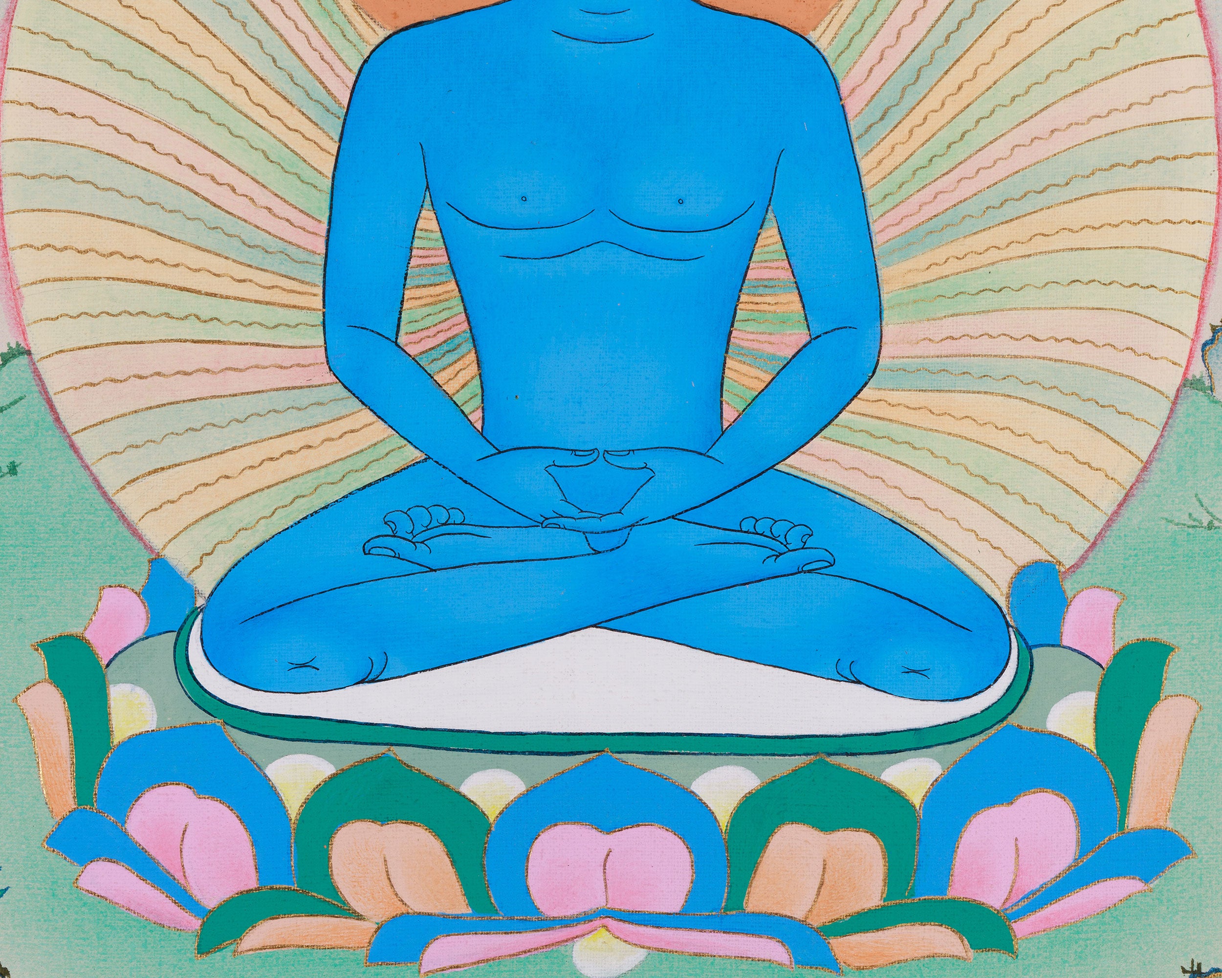 Samantabhadra Thangka | Primordial Wisdom in Sacred Art