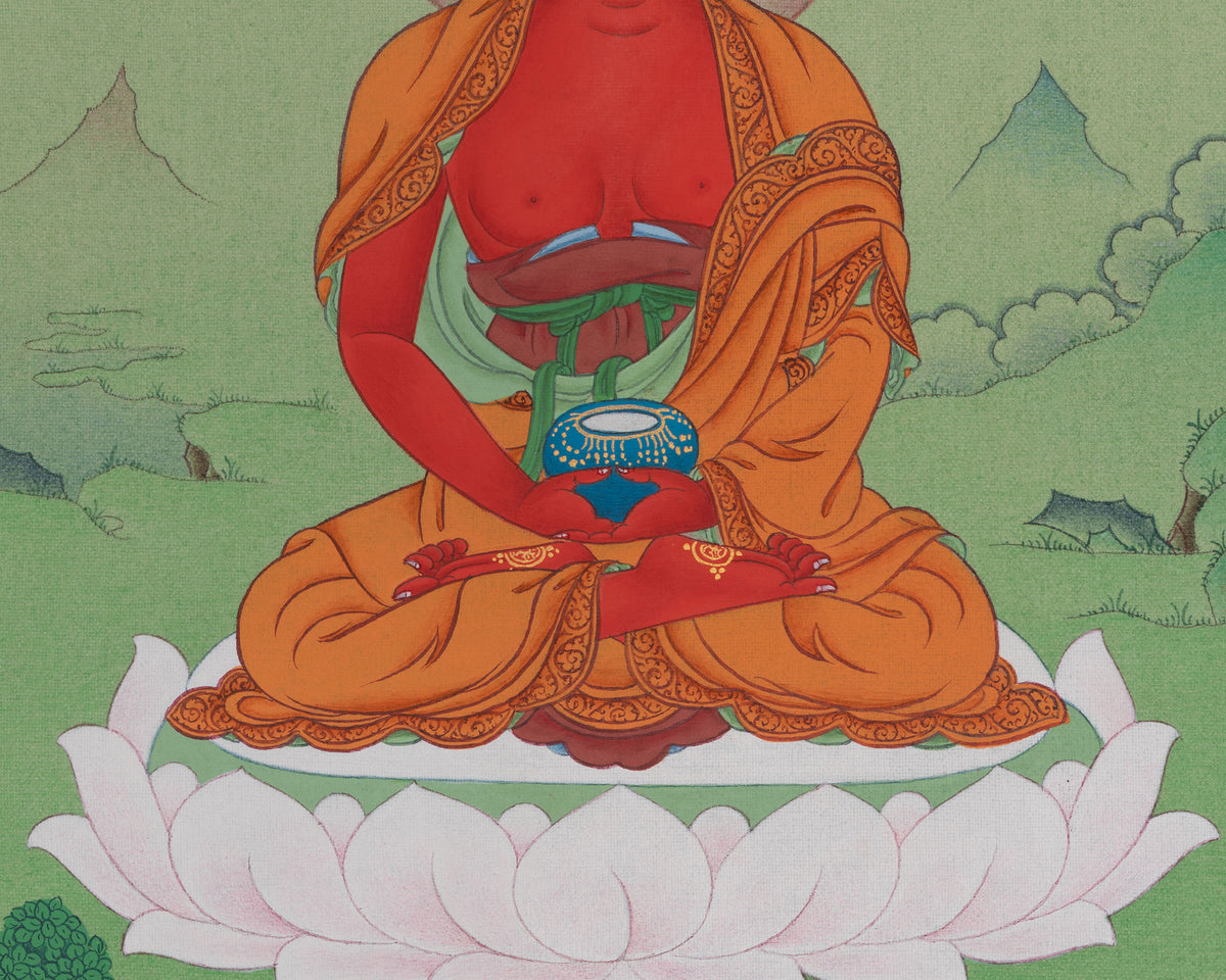 Amitabha Buddha Himalayan Thangka | Infinite Light Artwork | Tibetan Artwork