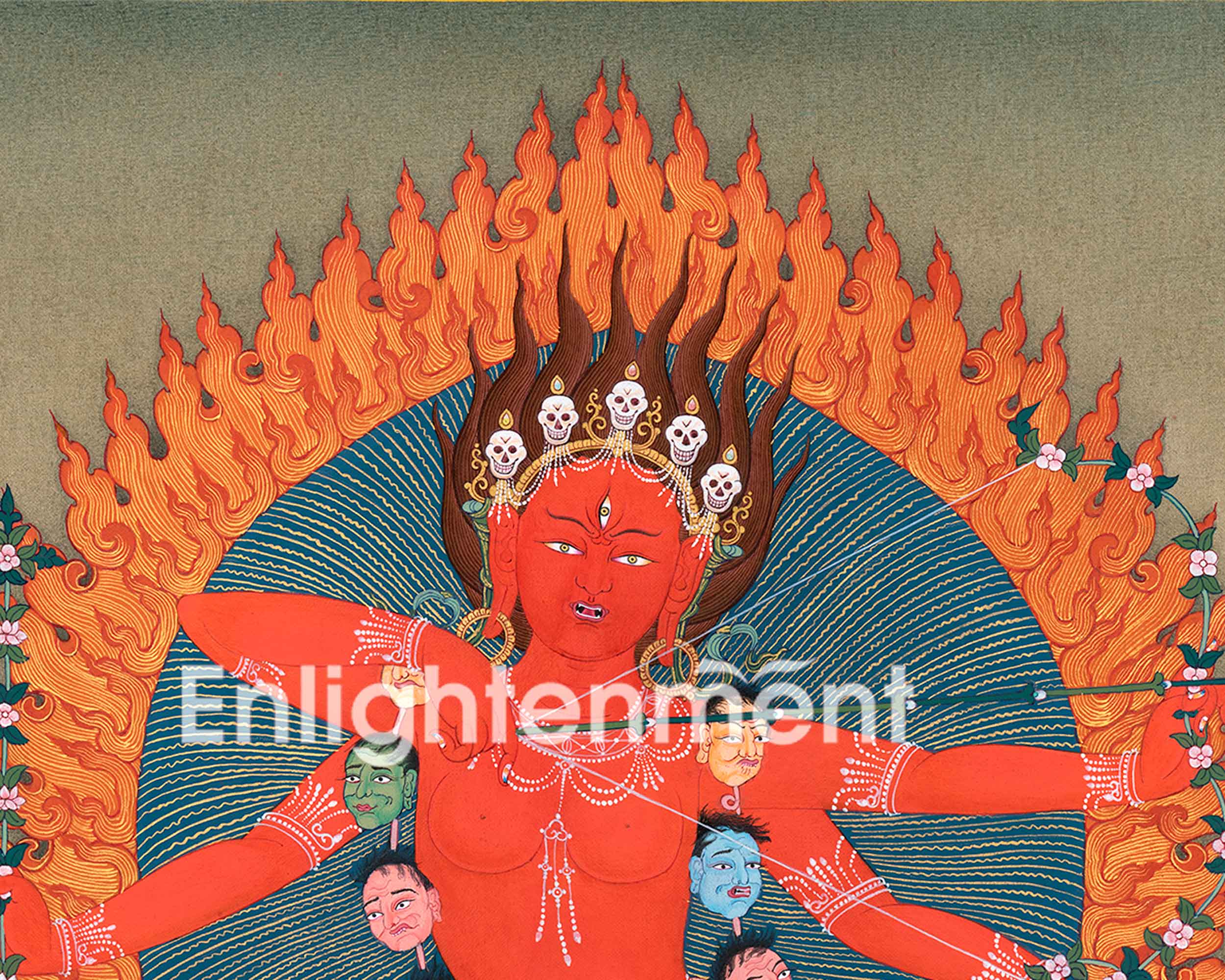 Traditional Kurkulla Thangka | Sacred Art For Daily Practice | Buddhist Decor
