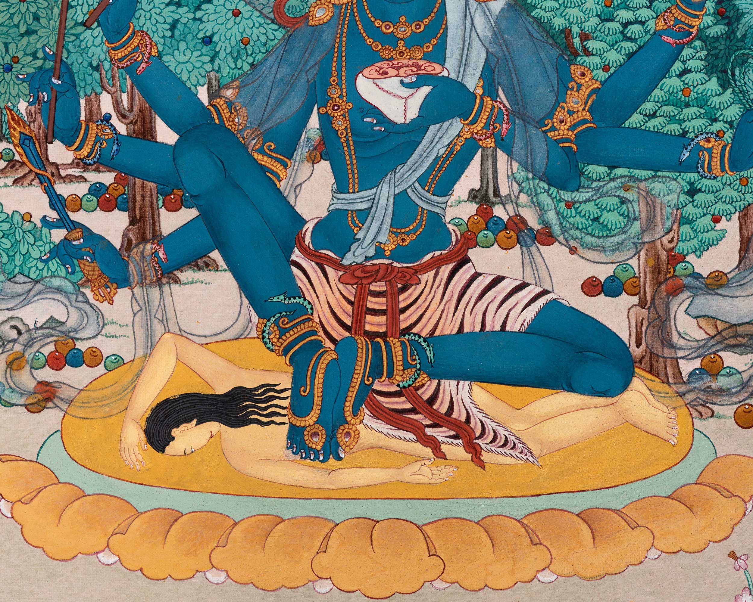 Bhrikuti Tara| 21 Tara of Surya Gupta Thangka