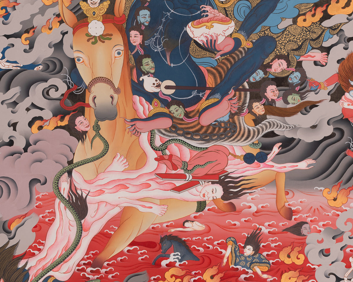 Palden Lhamo Sacred Artwork | The Principal Female Dharmapala
